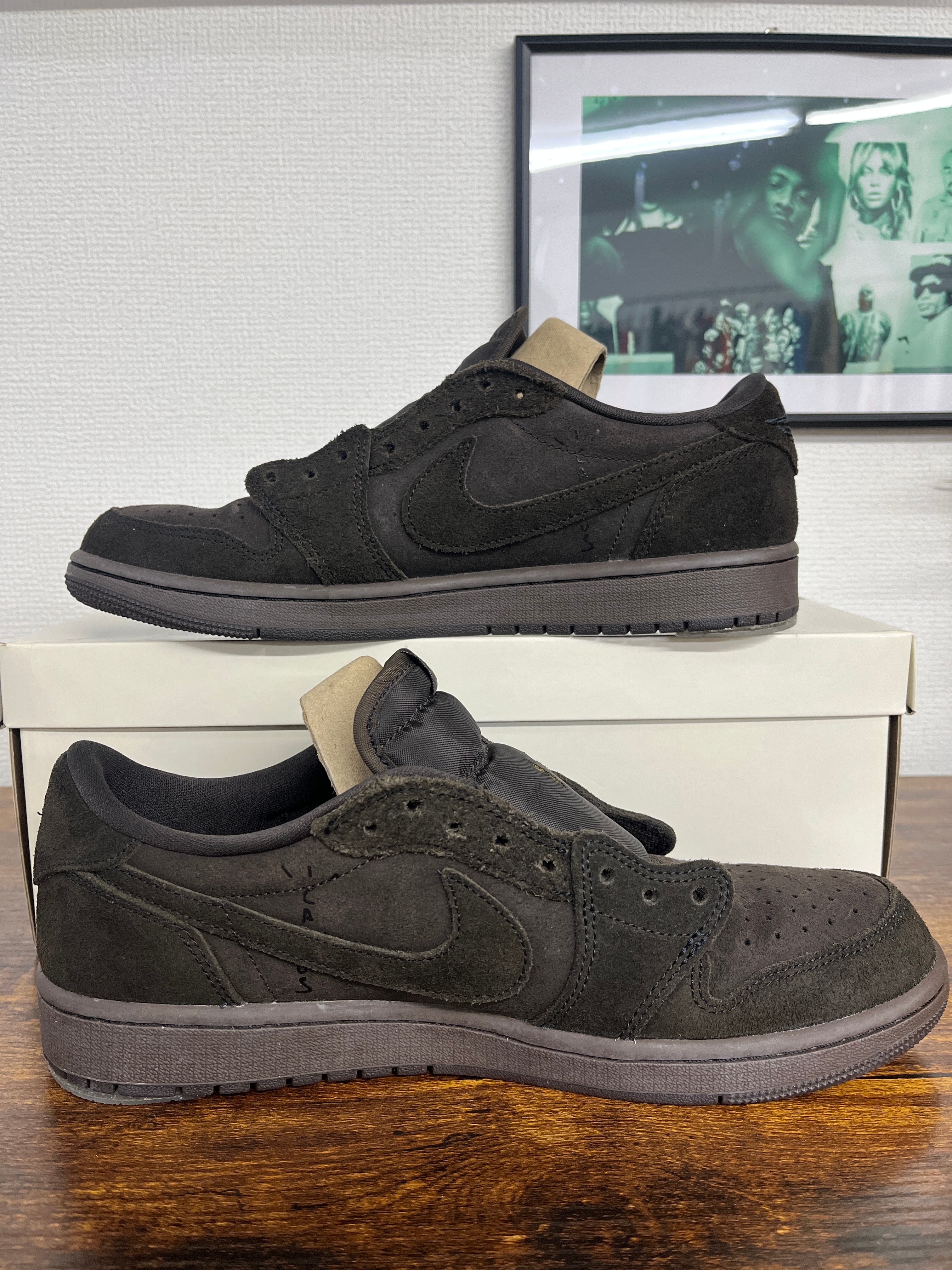 Travis Scott × Nike Air Jordan 1 Low OG SP "Velvet Brown and Dark Mocha"
