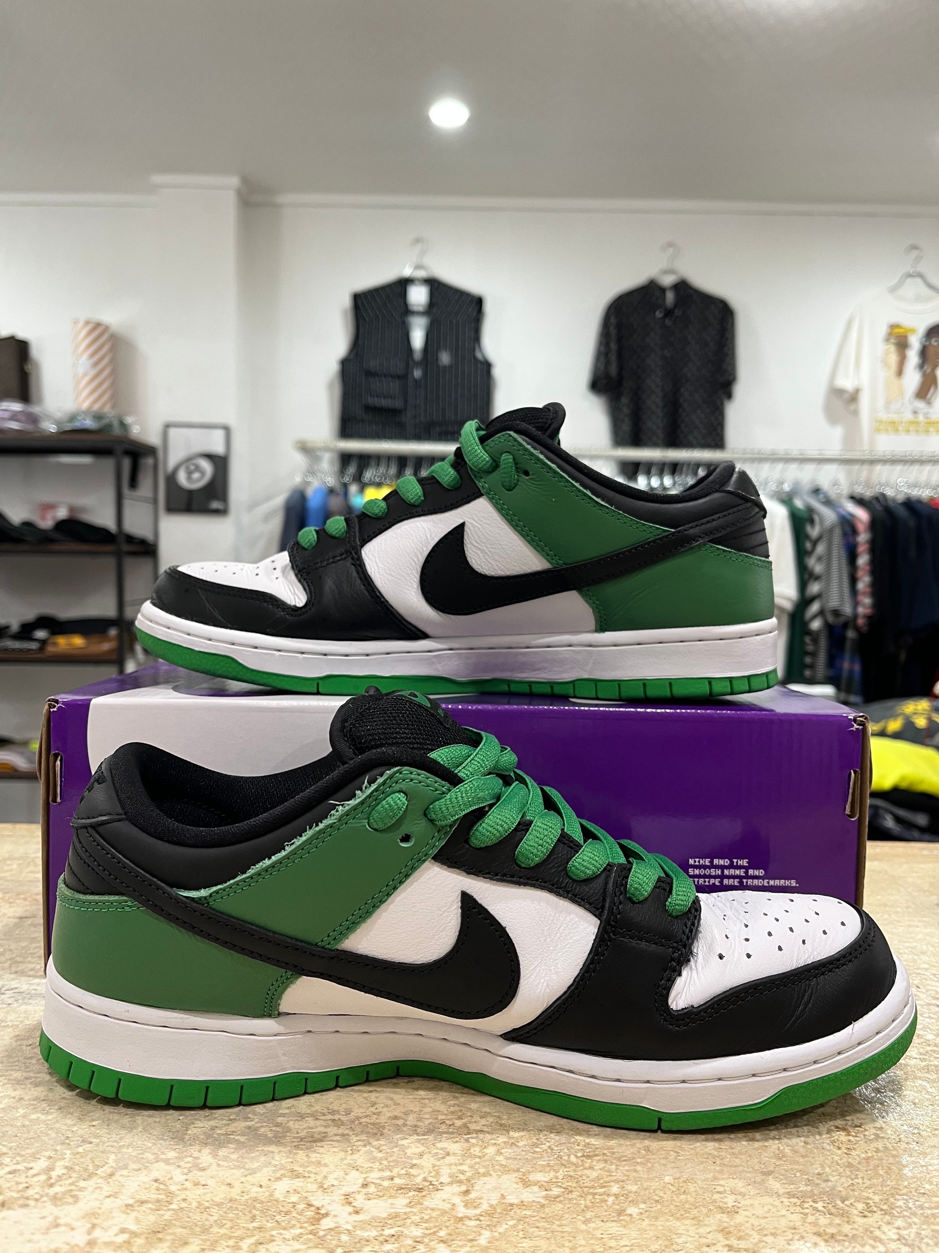 Nike SB Dunk Low Pro "Black and Classic Green"