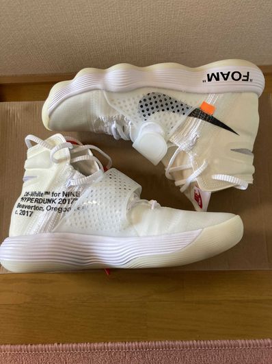 Off-White × Nike React Hyperdunk 2017 Flyknit "The 10/White"