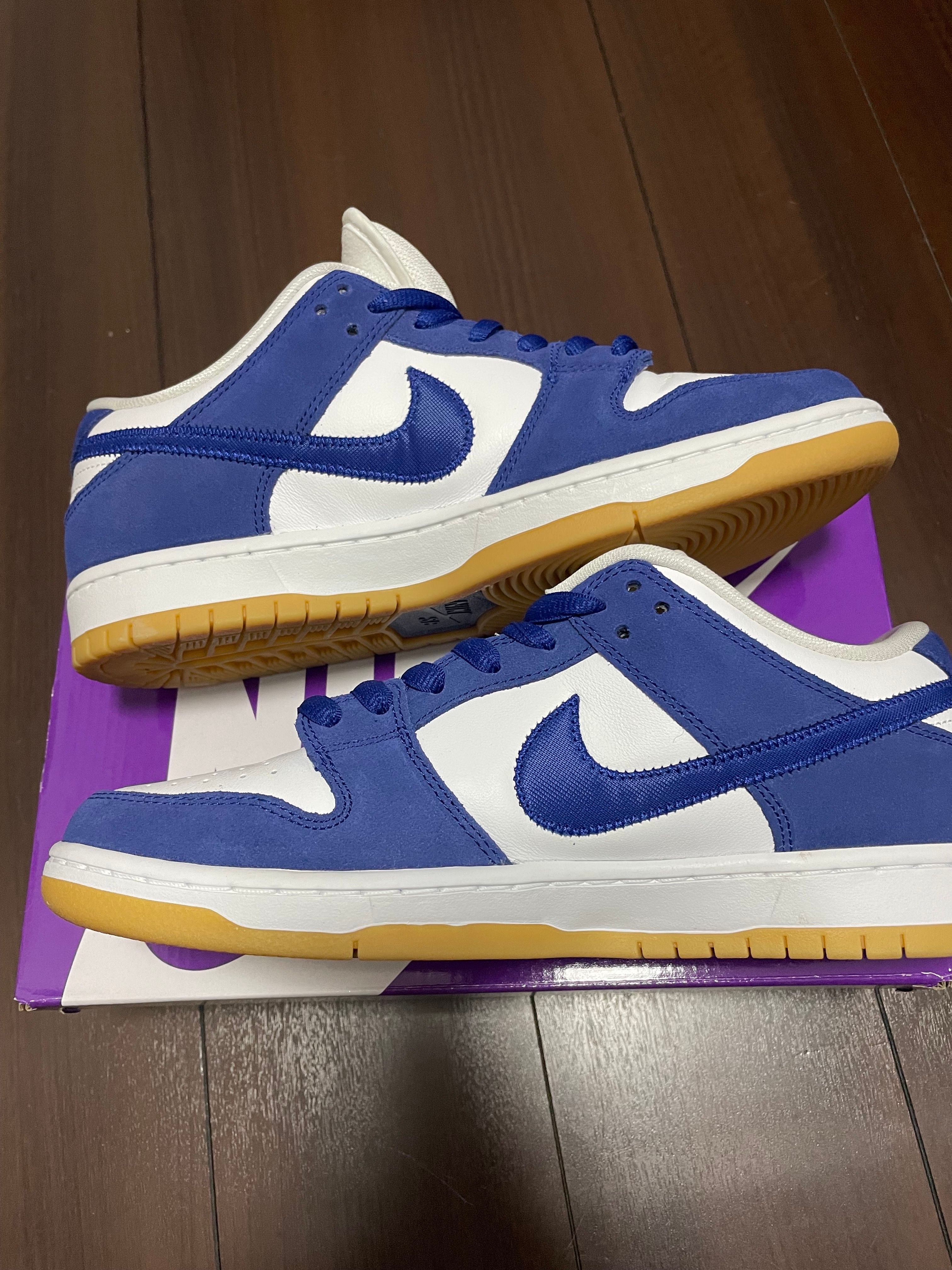 Nike SB Dunk Low "Los Angeles Dodgers/Deep Royal Blue"