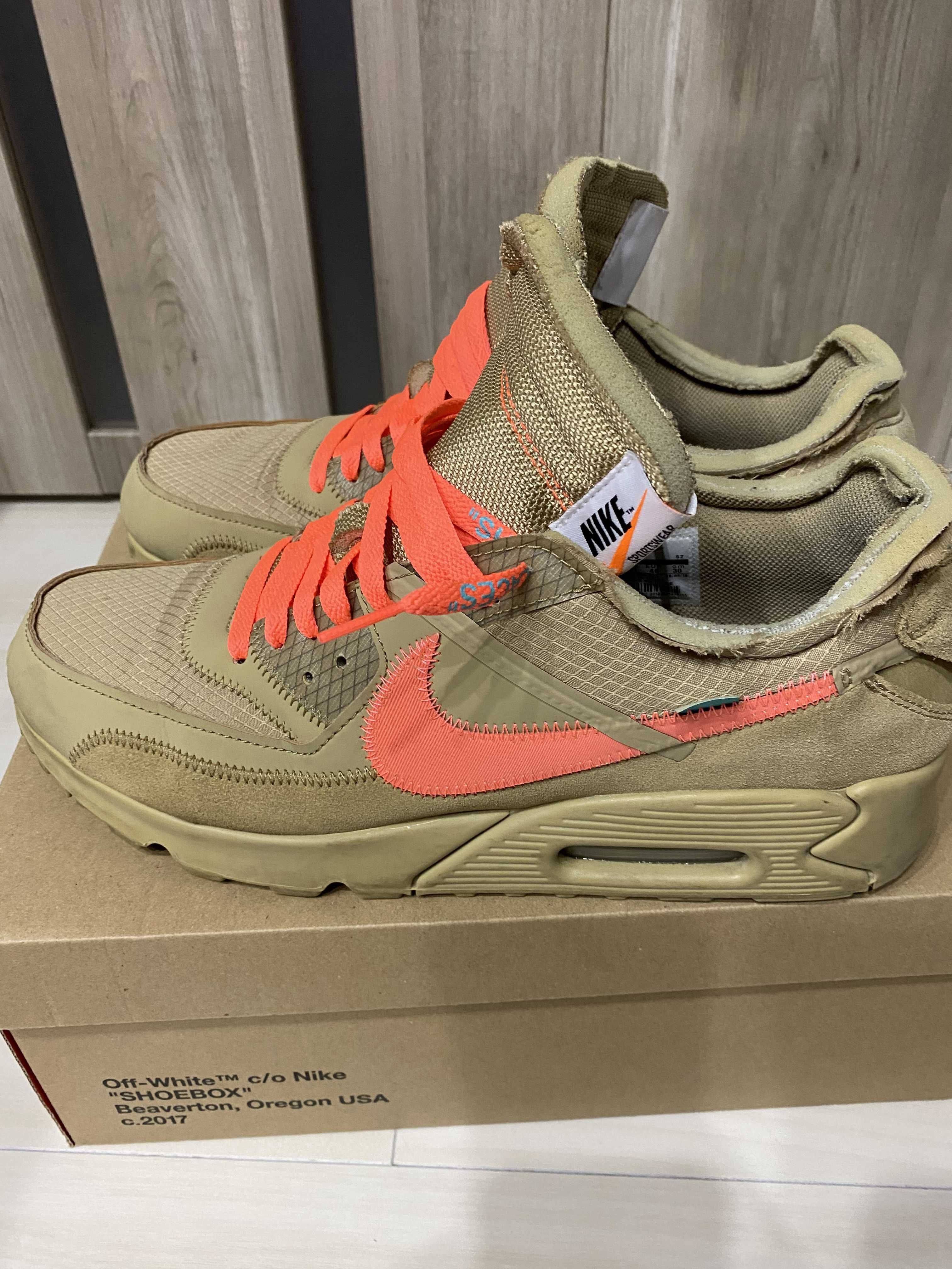 Off-White × Nike Air Max 90 "Desert Ore"