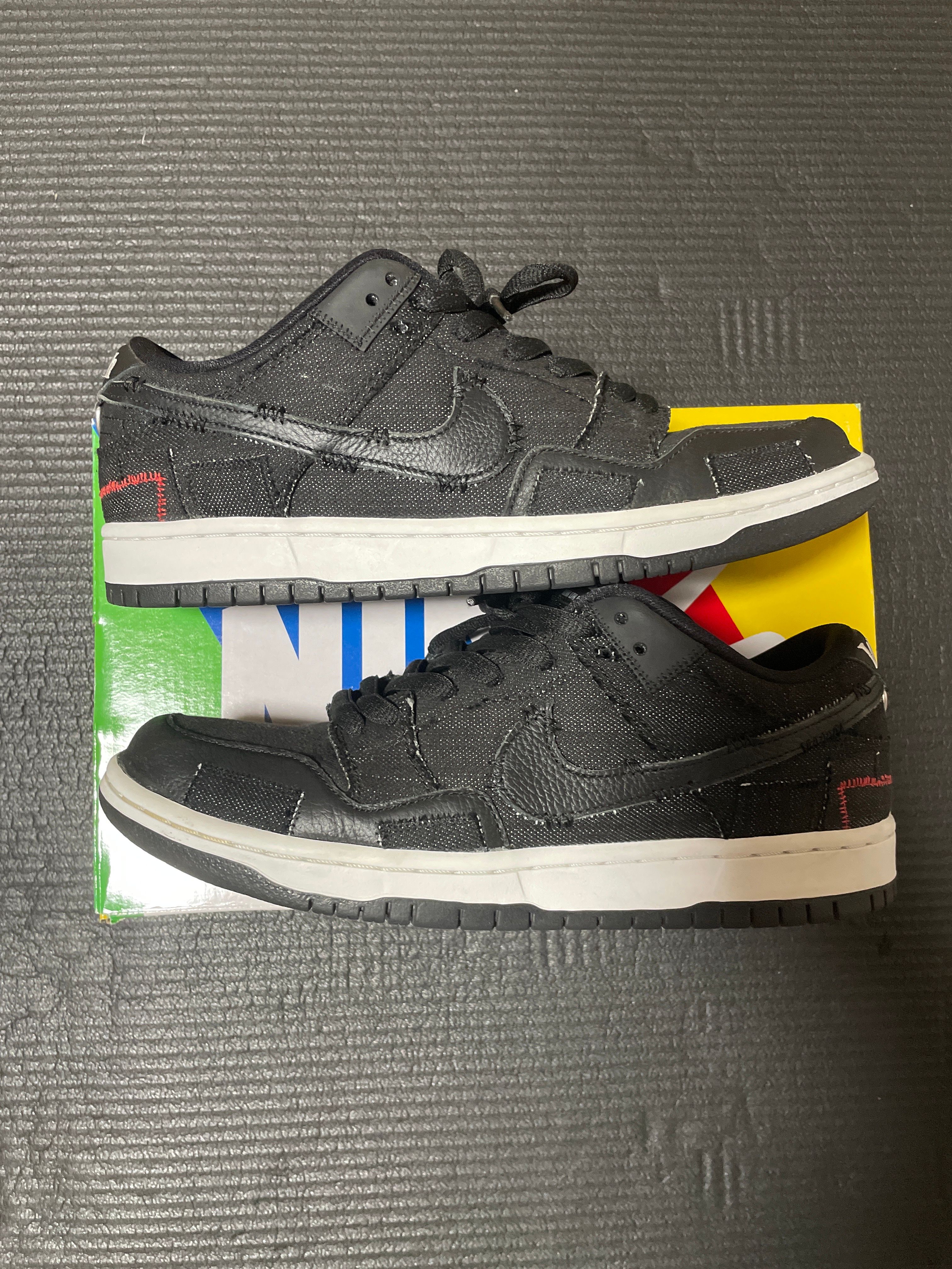 Wasted Youth × Nike SB Dunk Low "Black Denim" / VERDY