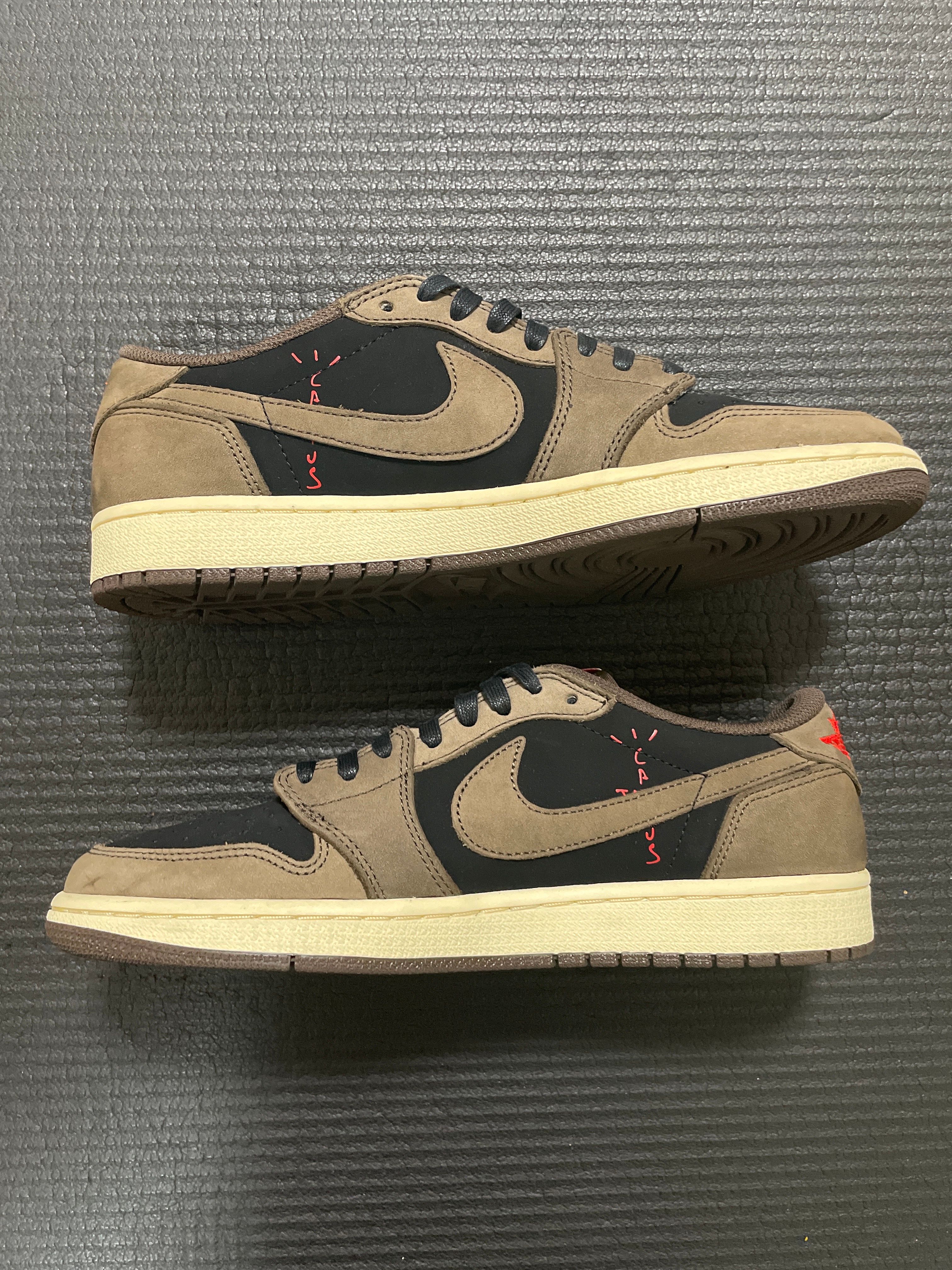Travis Scott × Nike Air Jordan 1 Low OG SP-T "Black/Dark Mocha"