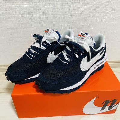 Fragment × sacai × Nike LD Waffle "Blackended Blue"