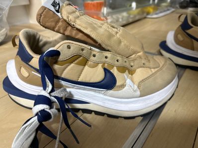 Sacai × Nike Vapor Waffle "Sesame And Blue Void"