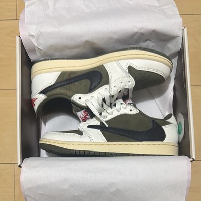 Travis Scott × Nike Air Jordan 1 Low OG SP "Reverse Olive"
