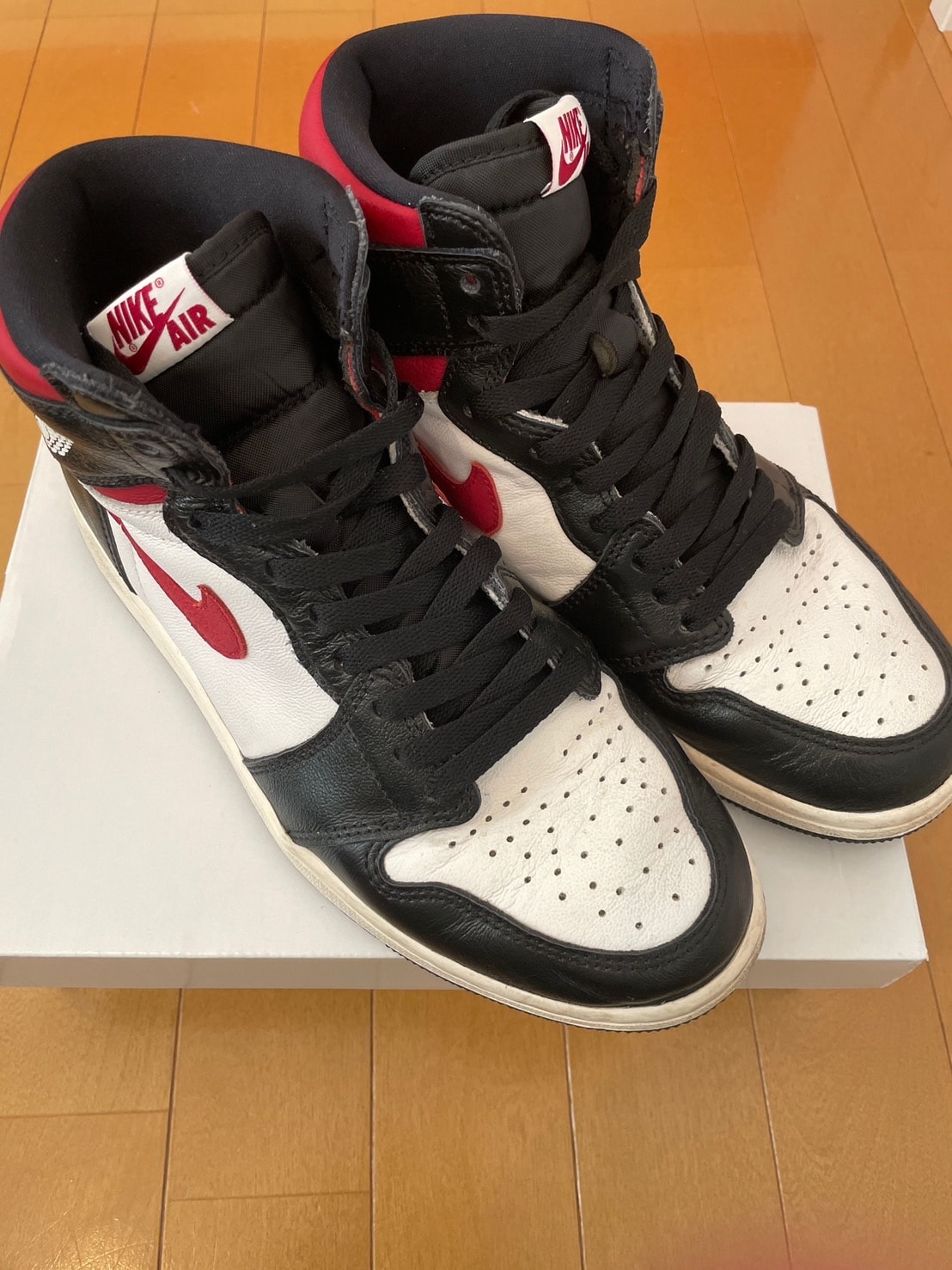 Nike Air Jordan 1 Retro High "Black/White/Sail/Gym Red"    