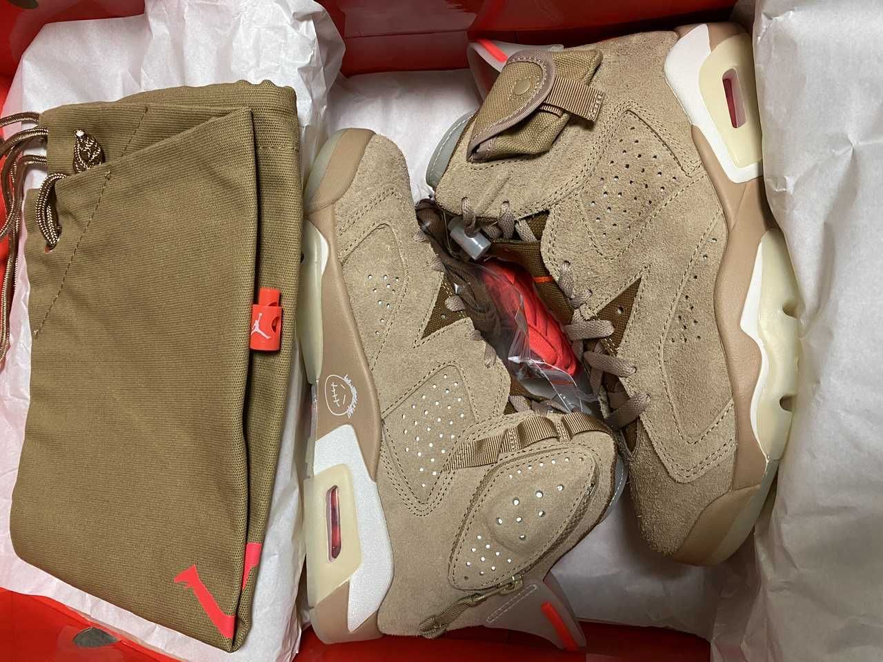 Travis Scott × Nike Air Jordan 6 "British Khaki"