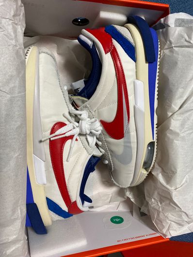 sacai × Nike Zoom Cortez "White and University Red"