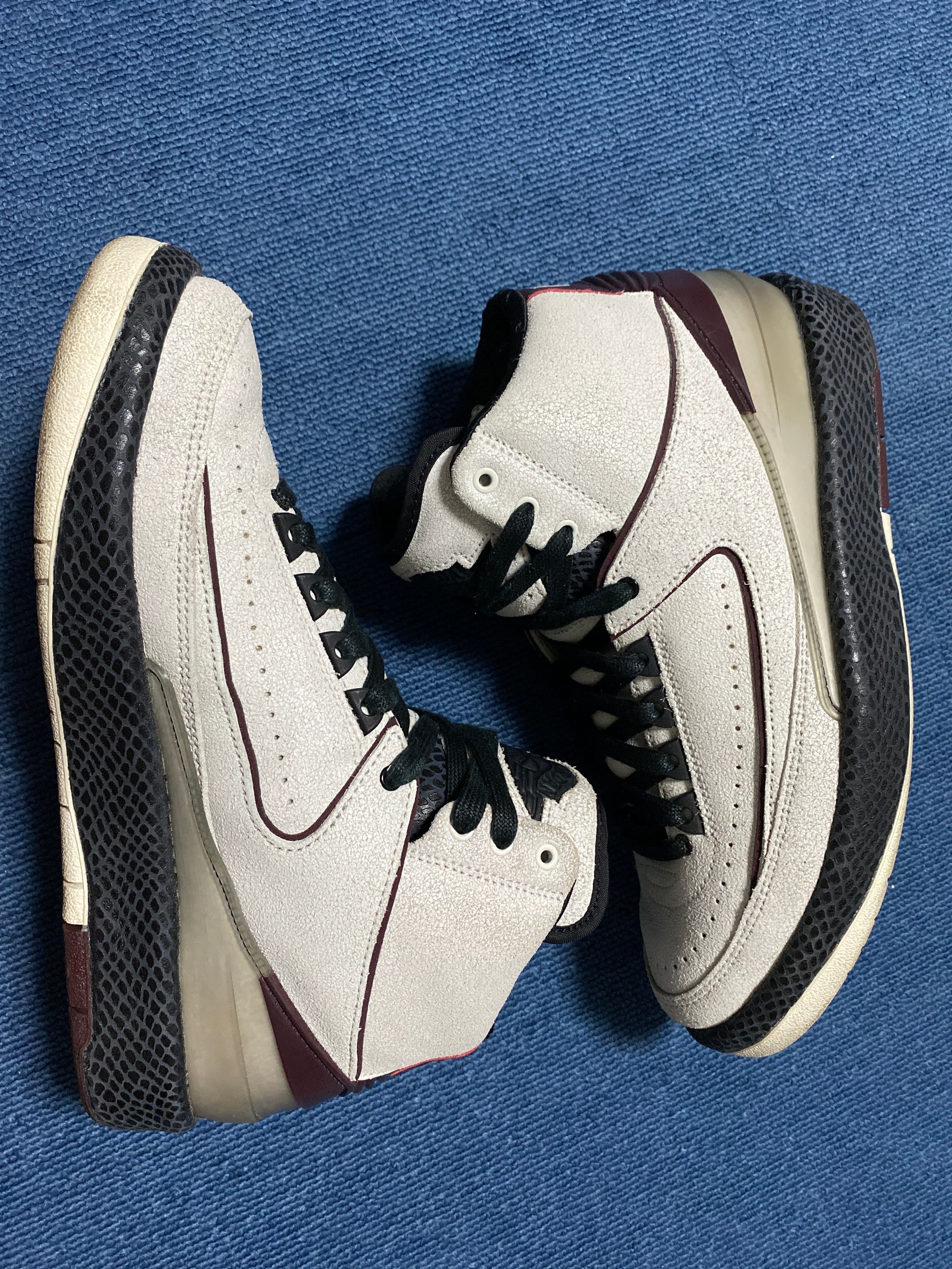 A Ma Maniere × Nike Air Jordan 2 "Airness/Sail and Burgundy"