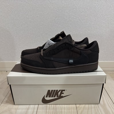 Travis Scott × Nike Air Jordan 1 Low OG SP "Velvet Brown and Dark Mocha"
