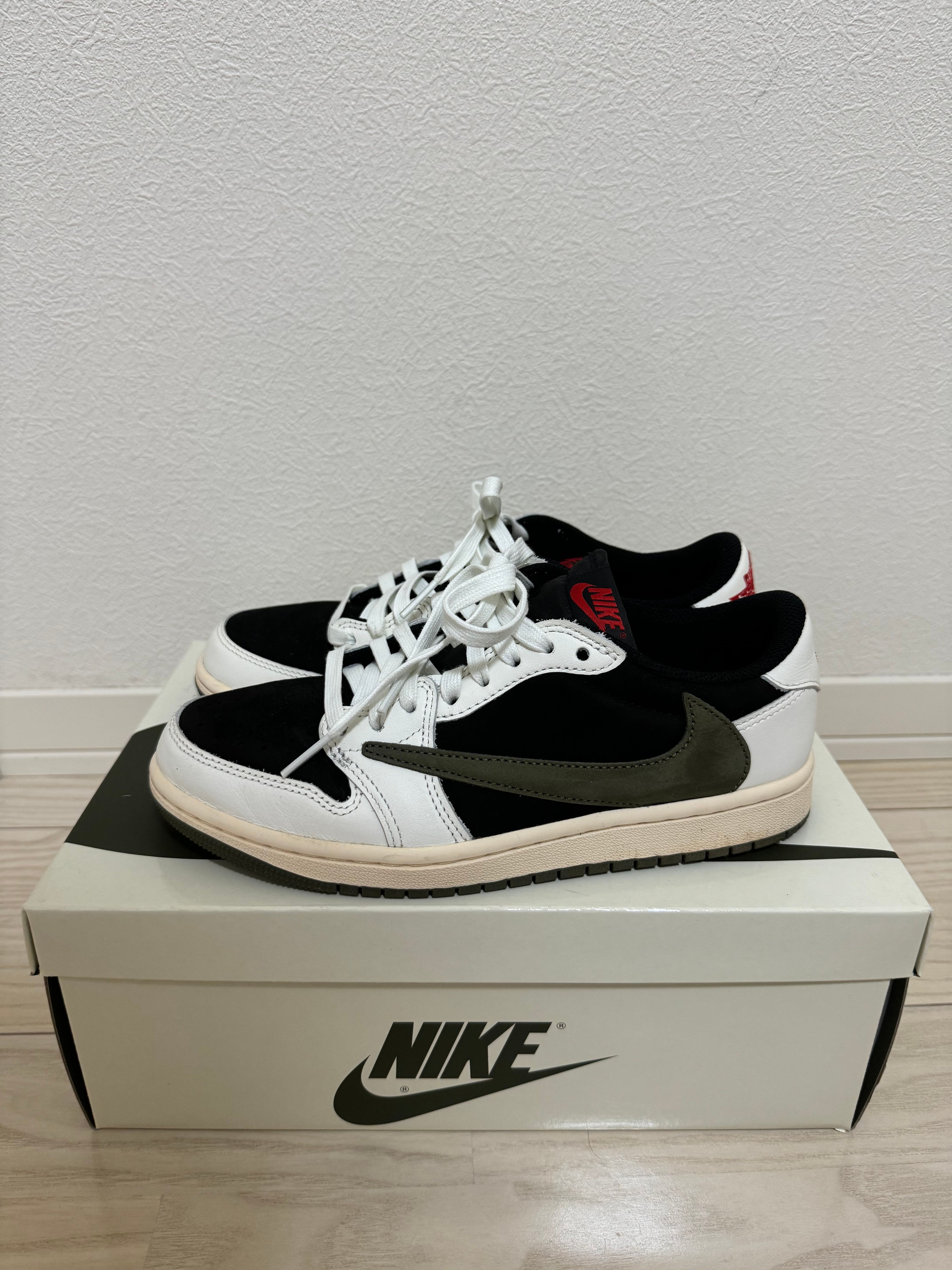 Travis Scott × Nike Women's Air Jordan 1 Low OG "Medium Olive"