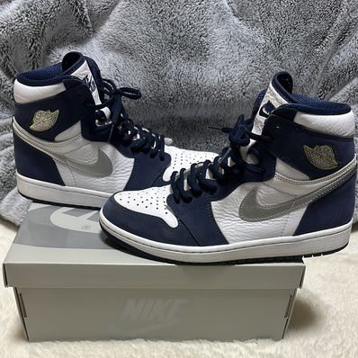 Nike Air Jordan 1 High OG CO.JP "White/Midnight Navy" (2020)(ブリーフケースなし)