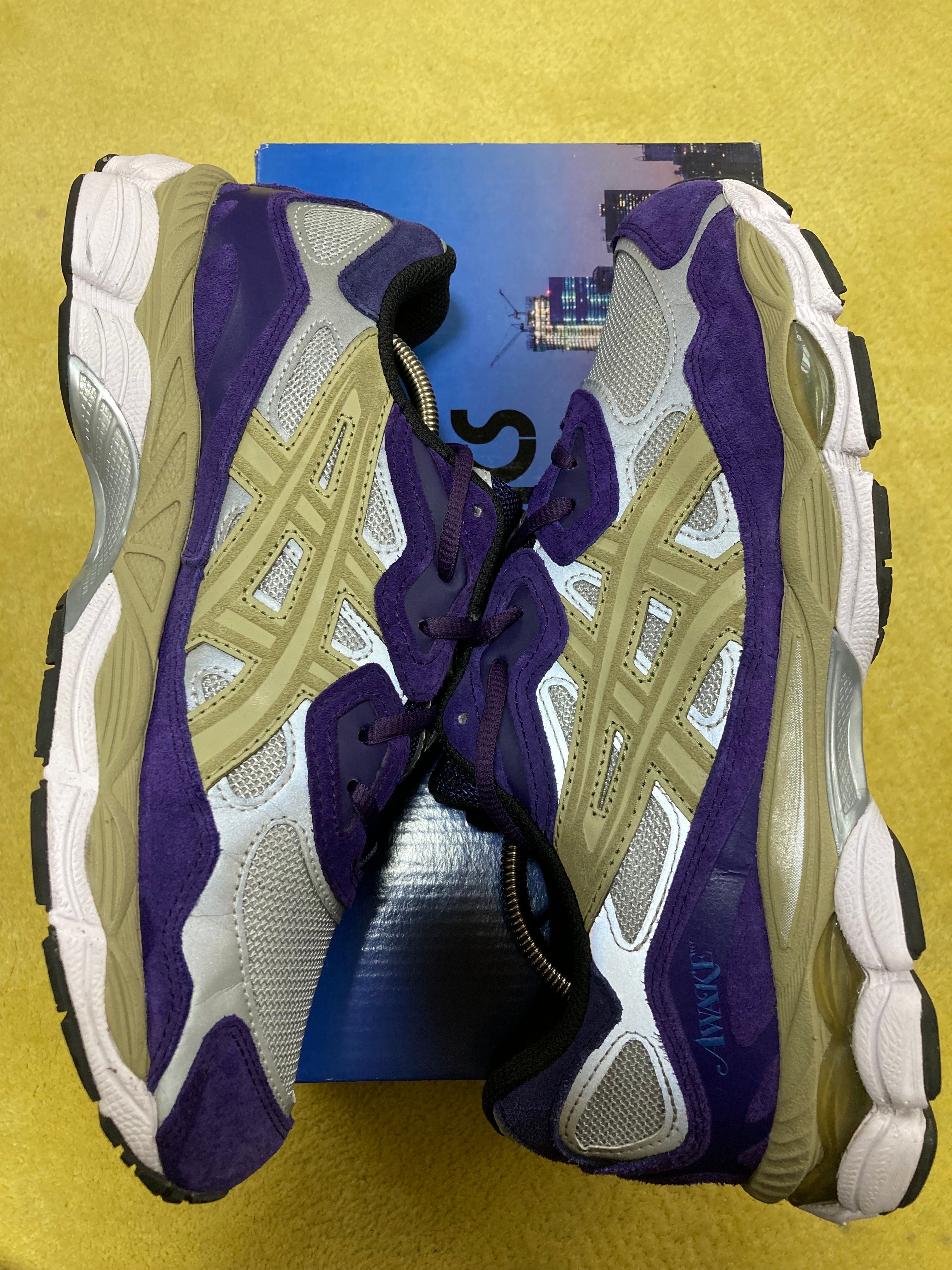 Awake NY × Asics Gel-NYC "Pure Silver/Gothic Grape"