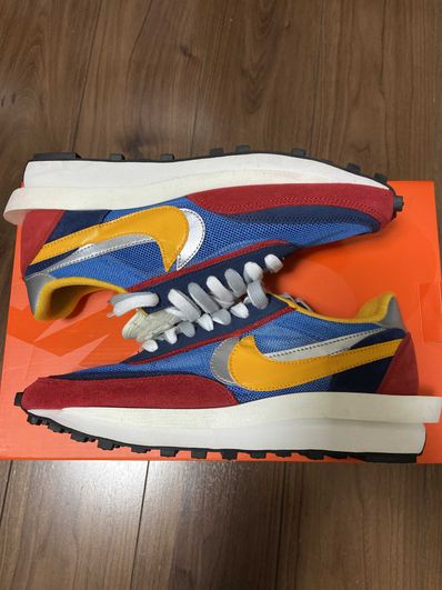 sacai × Nike LDV Waffle "Red/Blue"