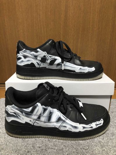 Nike Air Force 1 Low "Black Skeleton"