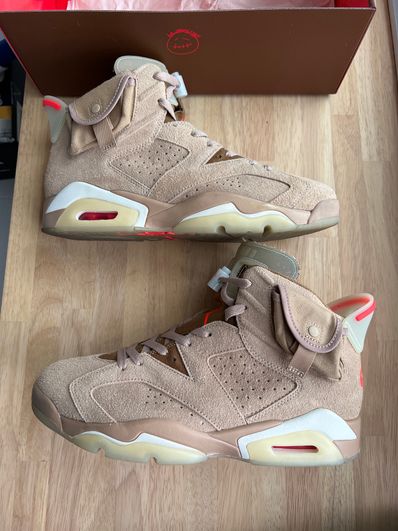 Travis Scott × Nike Air Jordan 6 "British Khaki"