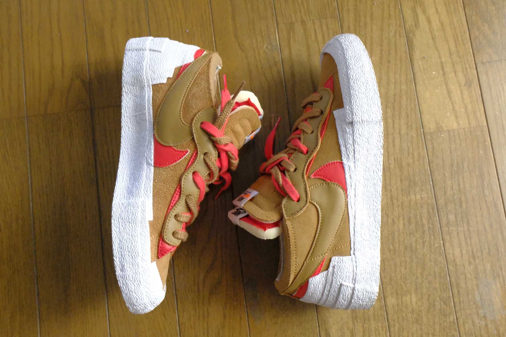 SACAI × NIKE BLAZER LOW "BRITISH TAN"