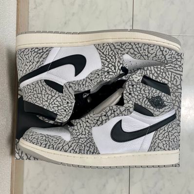 Nike Air Jordan 1 High OG "White Cement/Safari"
