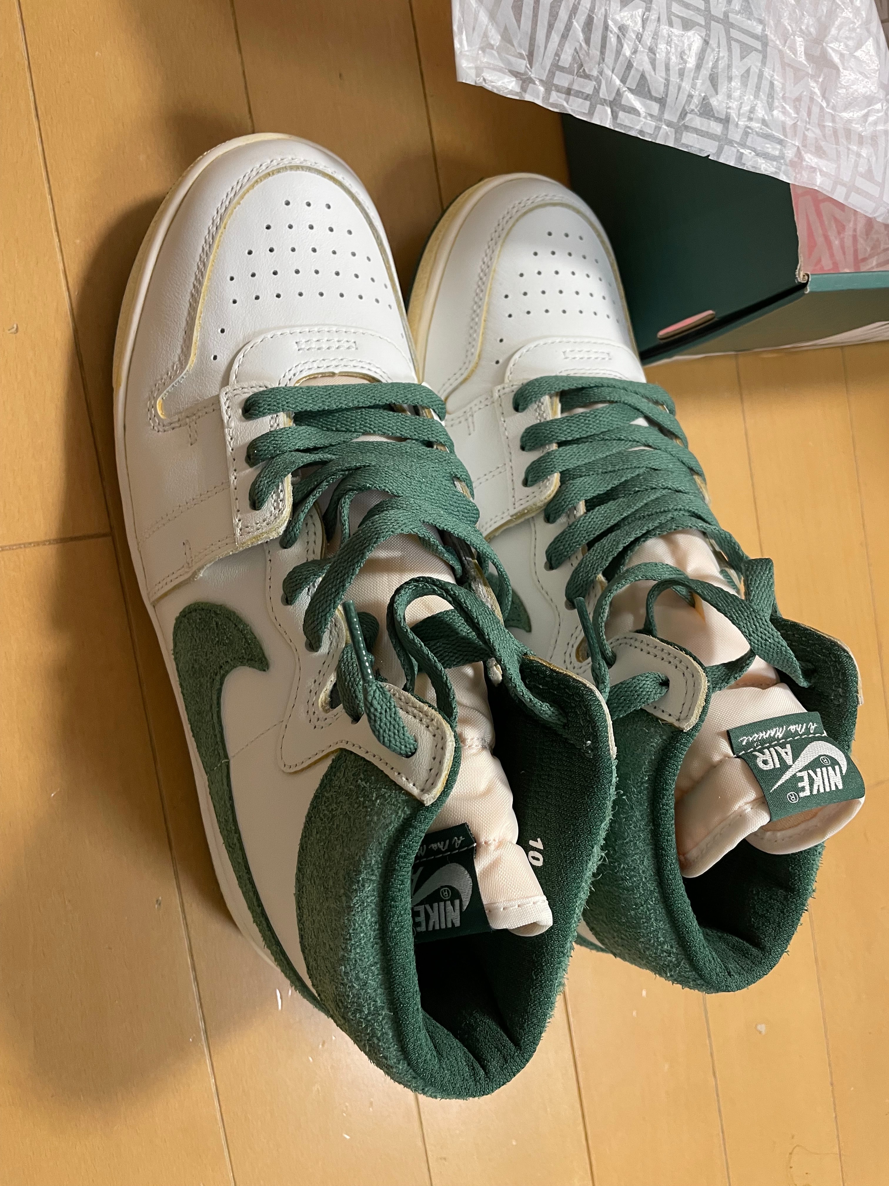 アママニエール × ナイキ ジョーダン エアシップ SP "グリーンストーン"