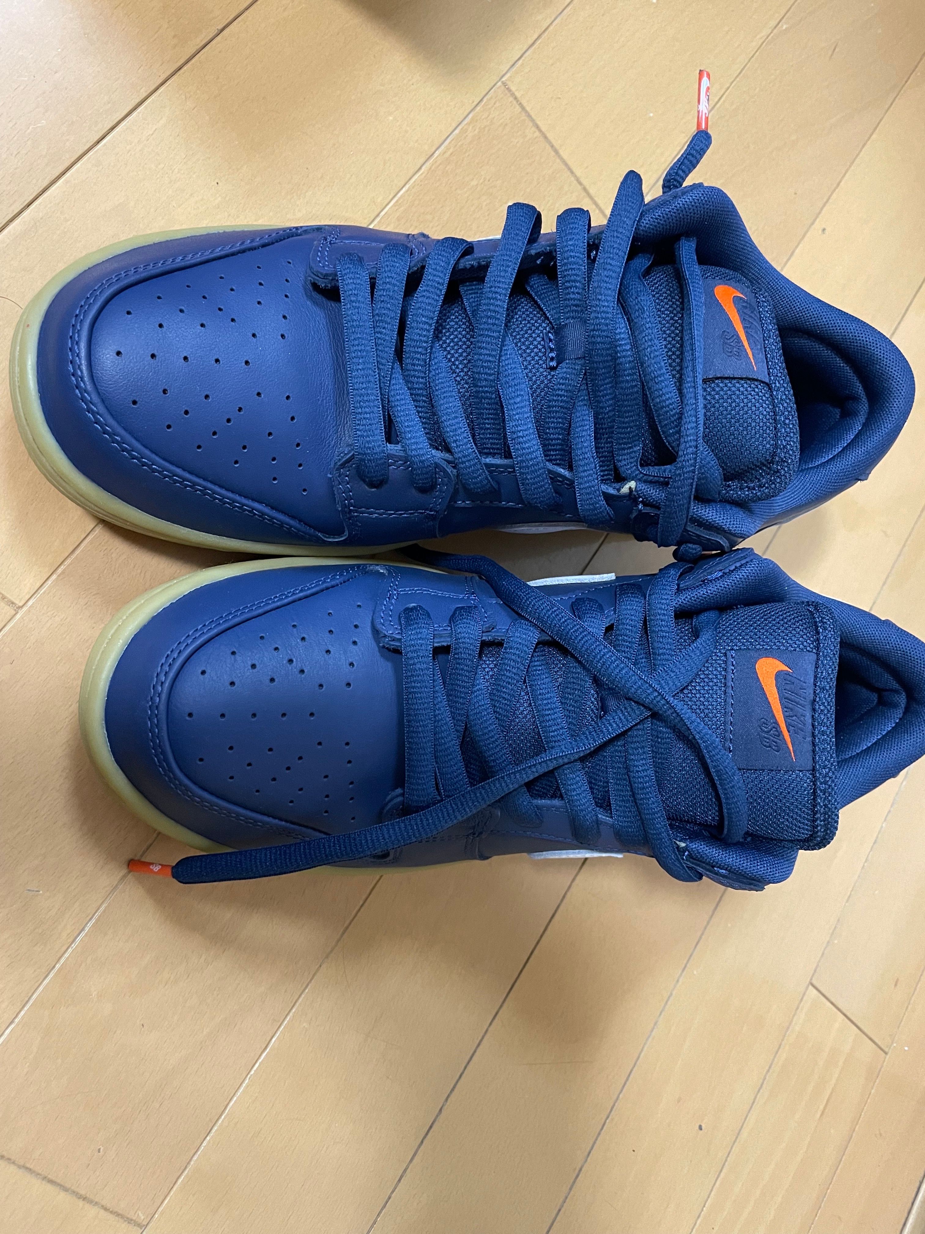 Nike SB Dunk Low Pro ISO Orange Label "Navy Gum"