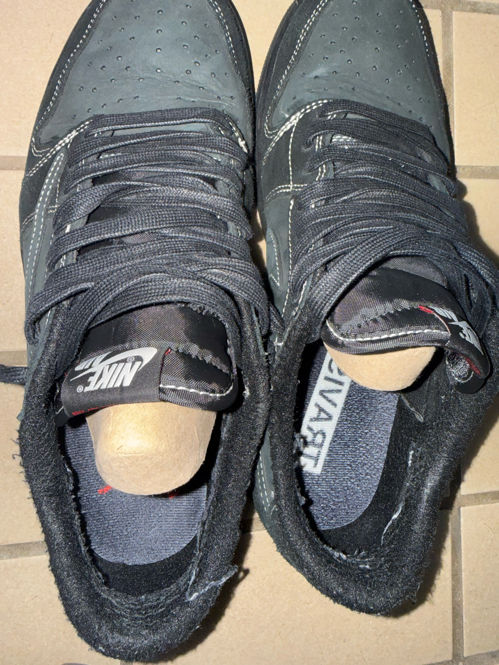 Travis Scott × Nike Air Jordan 1 Low OG SP "Black Phantom"