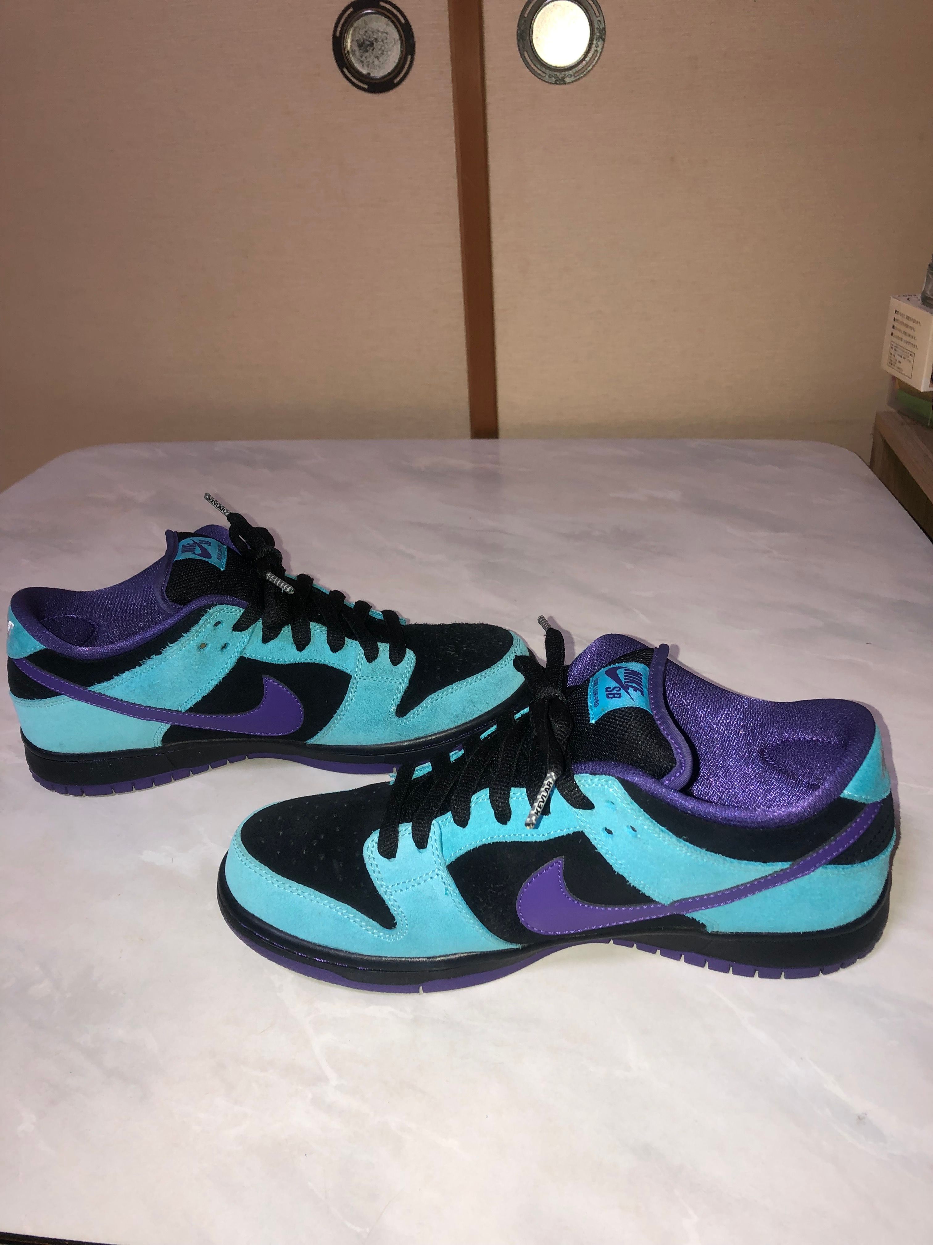 Nike SB Dunk Low Pro "Black/Varsity Purple/Baltic Blue"