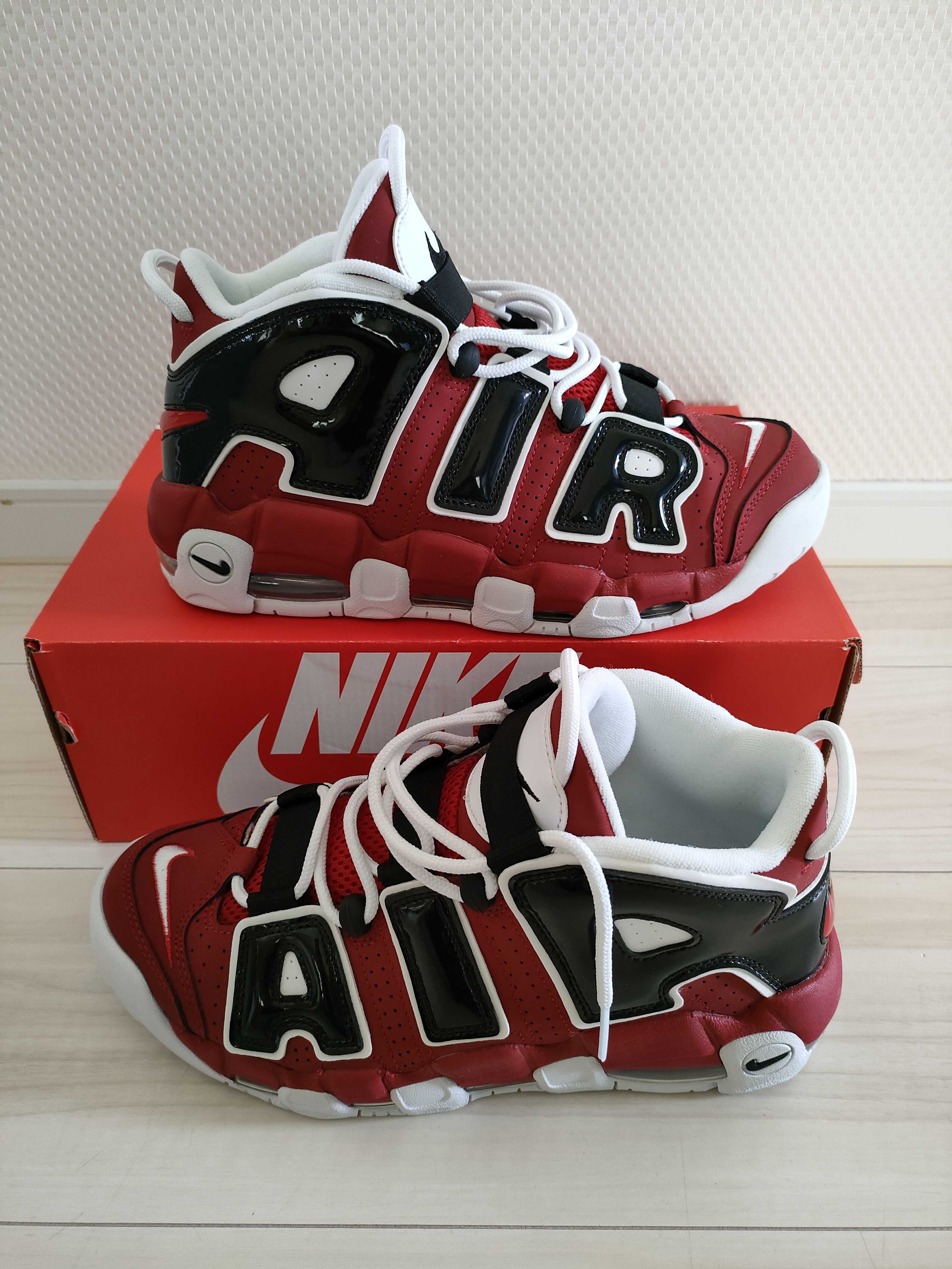 Nike Air More Uptempo ’96 "Black and Varsity Red" (2021)