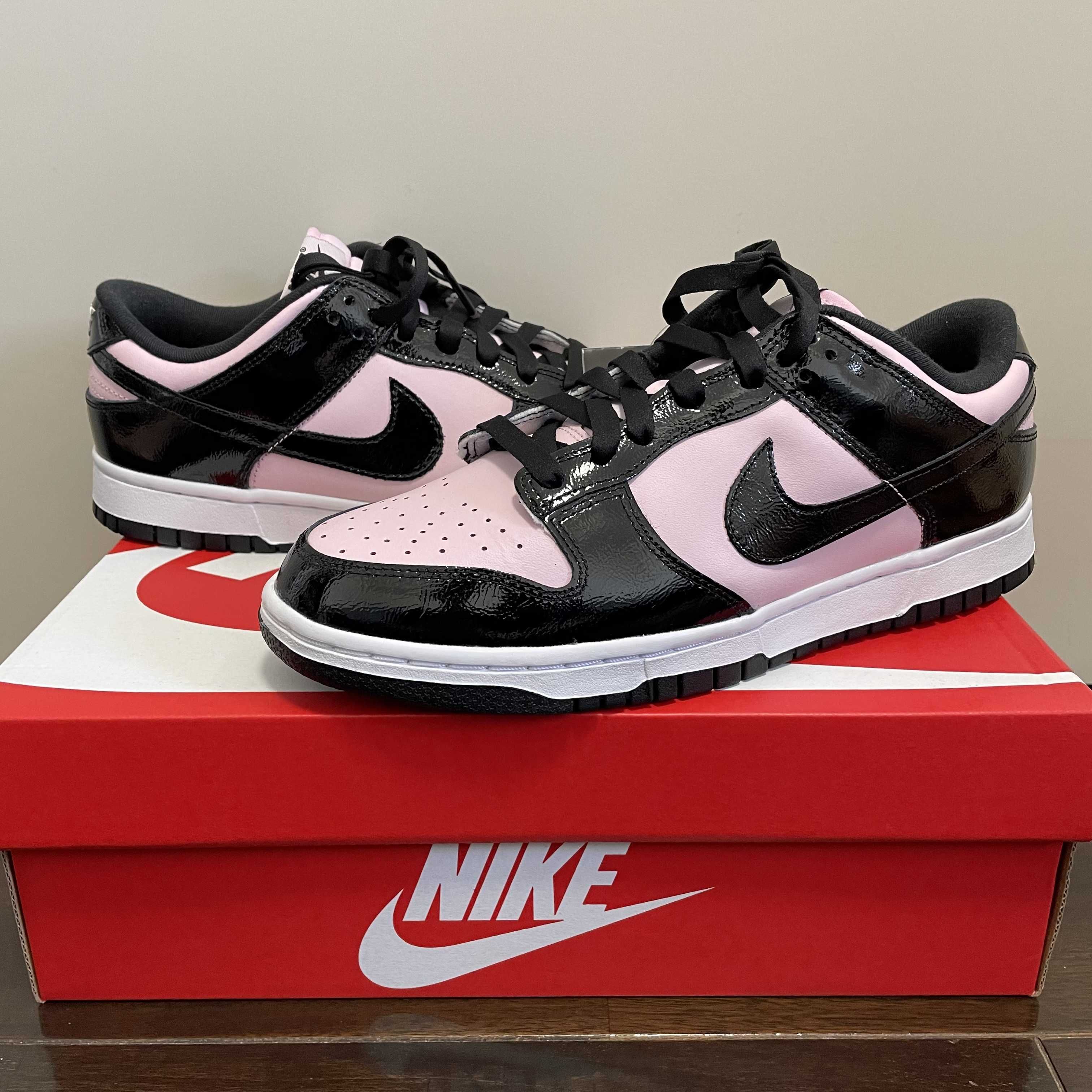 Nike Women's Dunk Low Essential "Black Patent Leather"