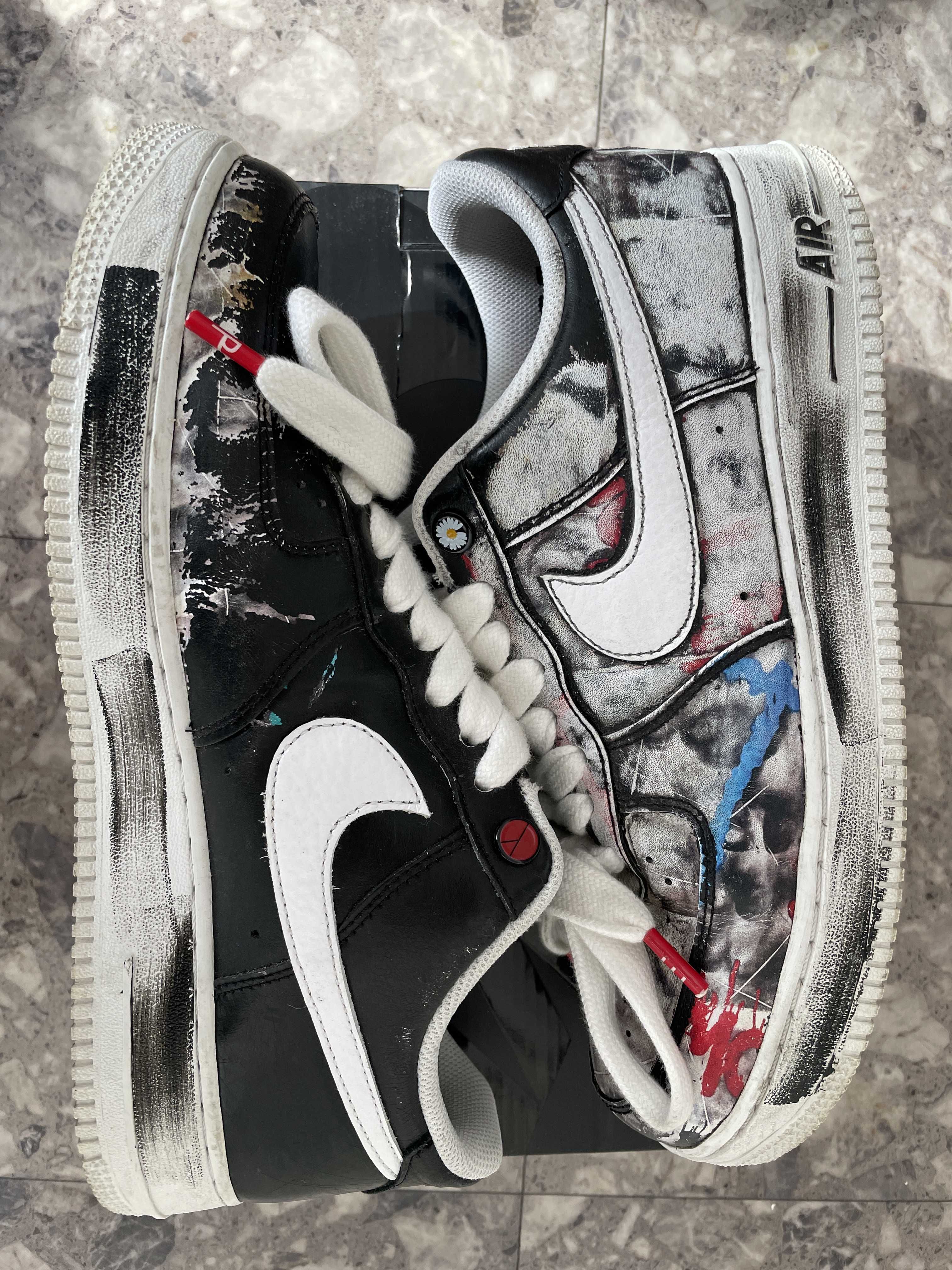 PEACEMINUSONE × Nike Air Force 1 Low Para Noise "Black" / G-DRAGON