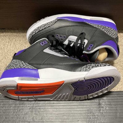 Nike Air Jordan 3 Retro "Black/Court Purple"