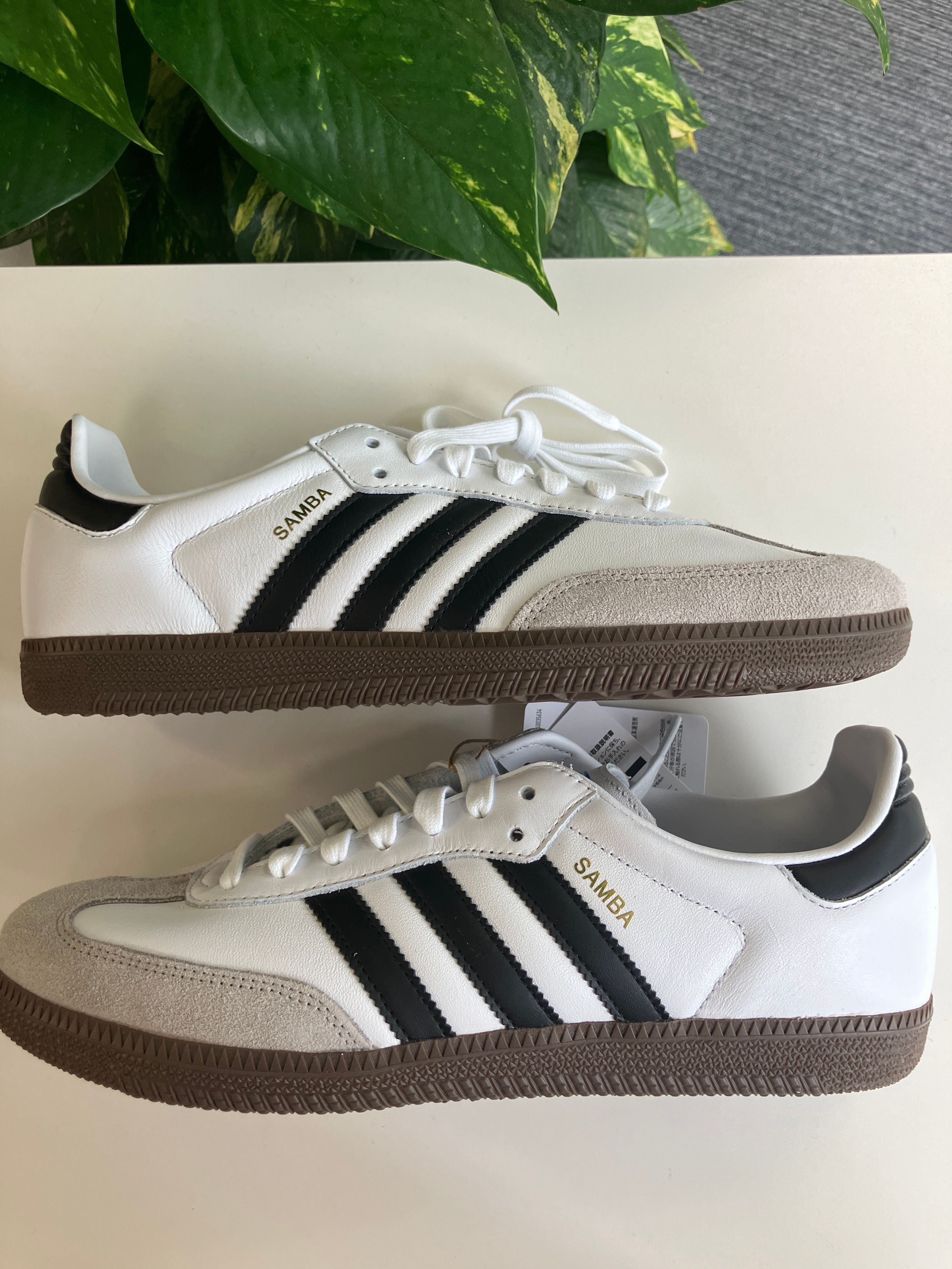 adidas Samba OG "Cloud White/Core Black/Clear Granite"