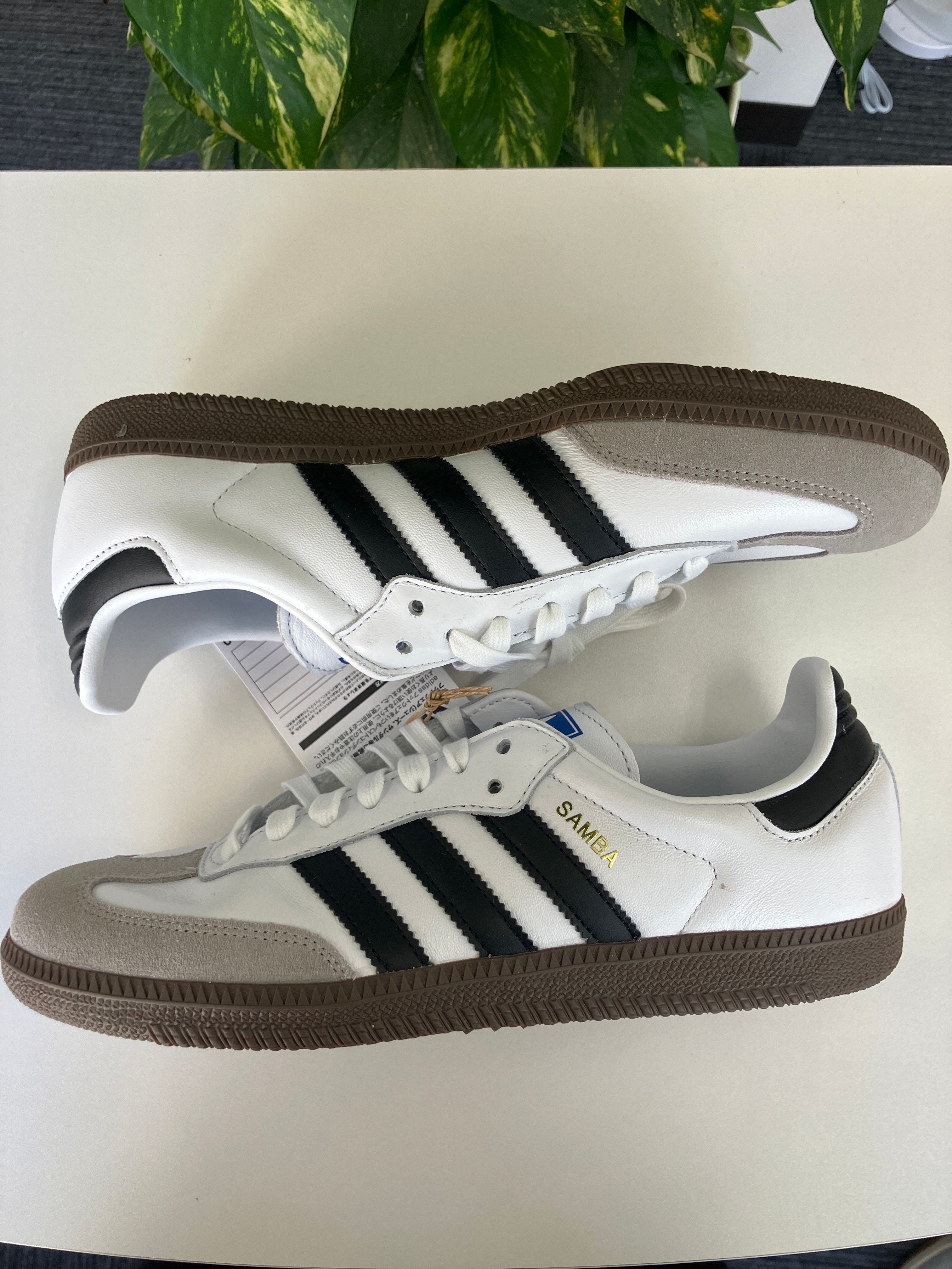 adidas Samba OG "Cloud White/Core Black/Clear Granite"