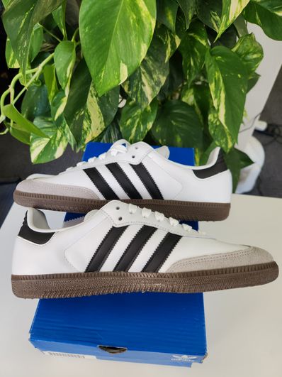 adidas Samba OG "Cloud White/Core Black/Clear Granite"