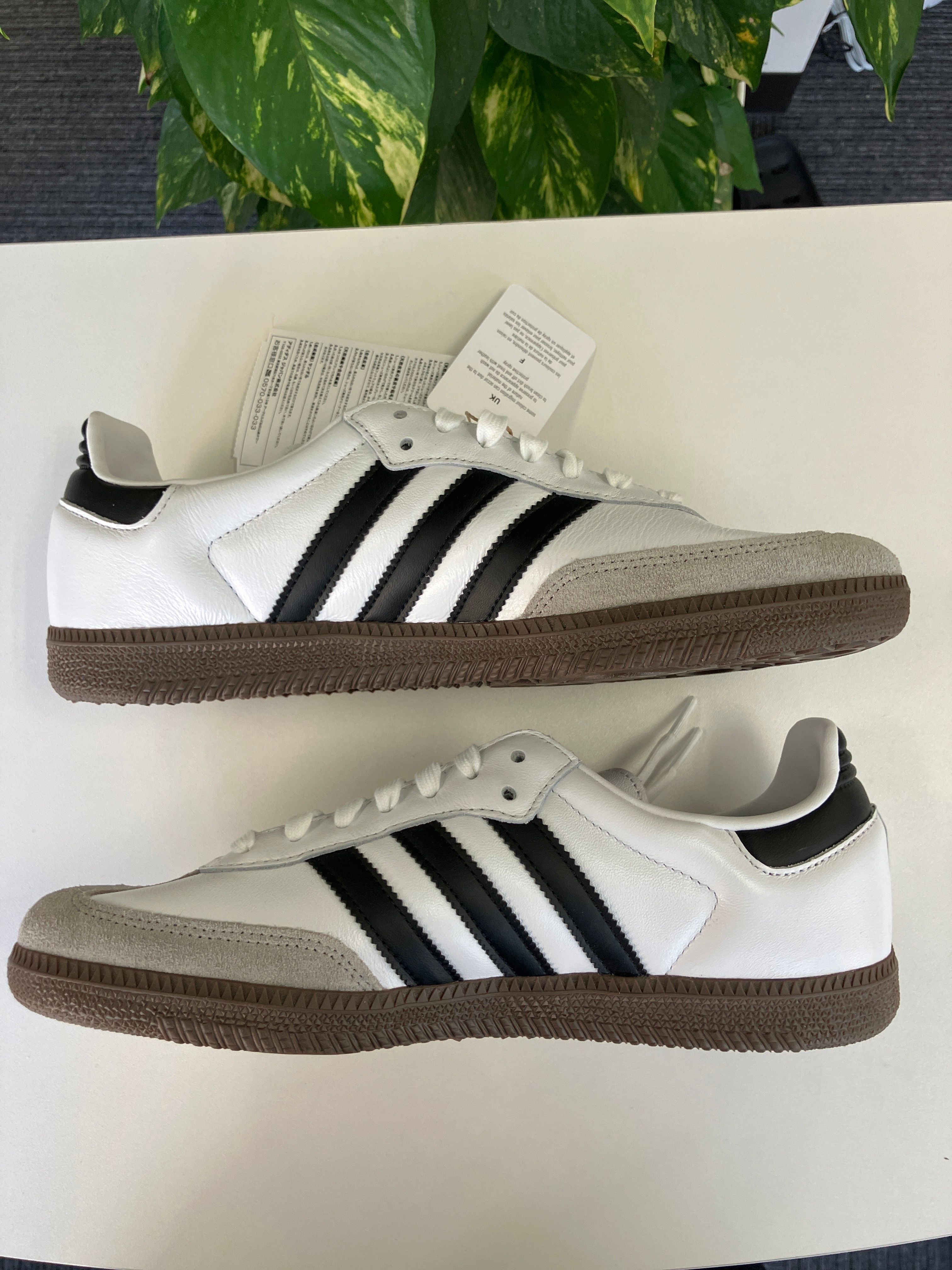 adidas Samba OG "Cloud White/Core Black/Clear Granite"