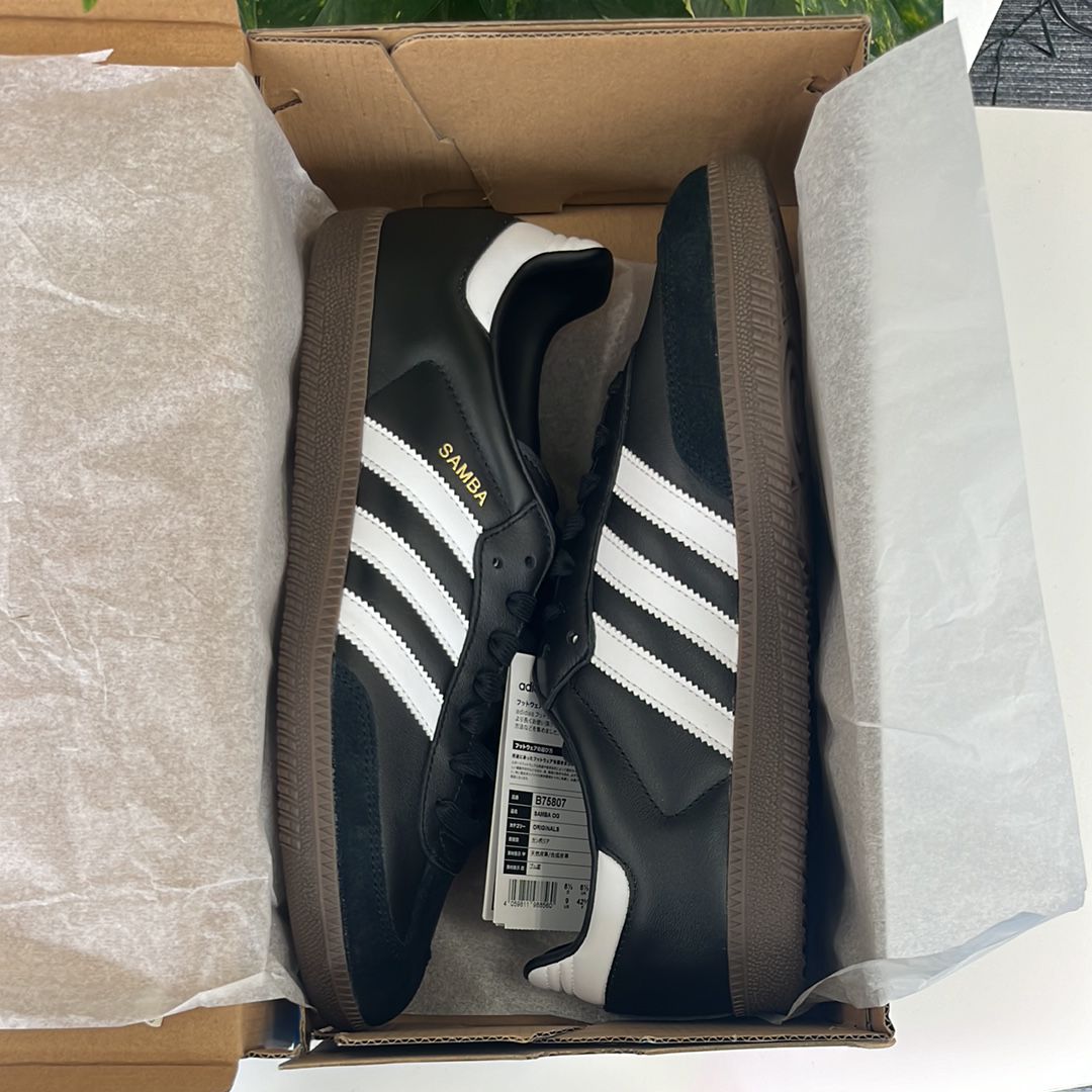 adidas Samba OG "Core Black/Cloud White/Gum"