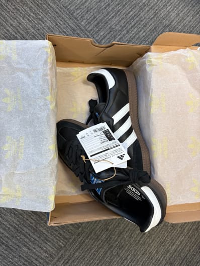 adidas Samba OG "Core Black/Cloud White/Gum"