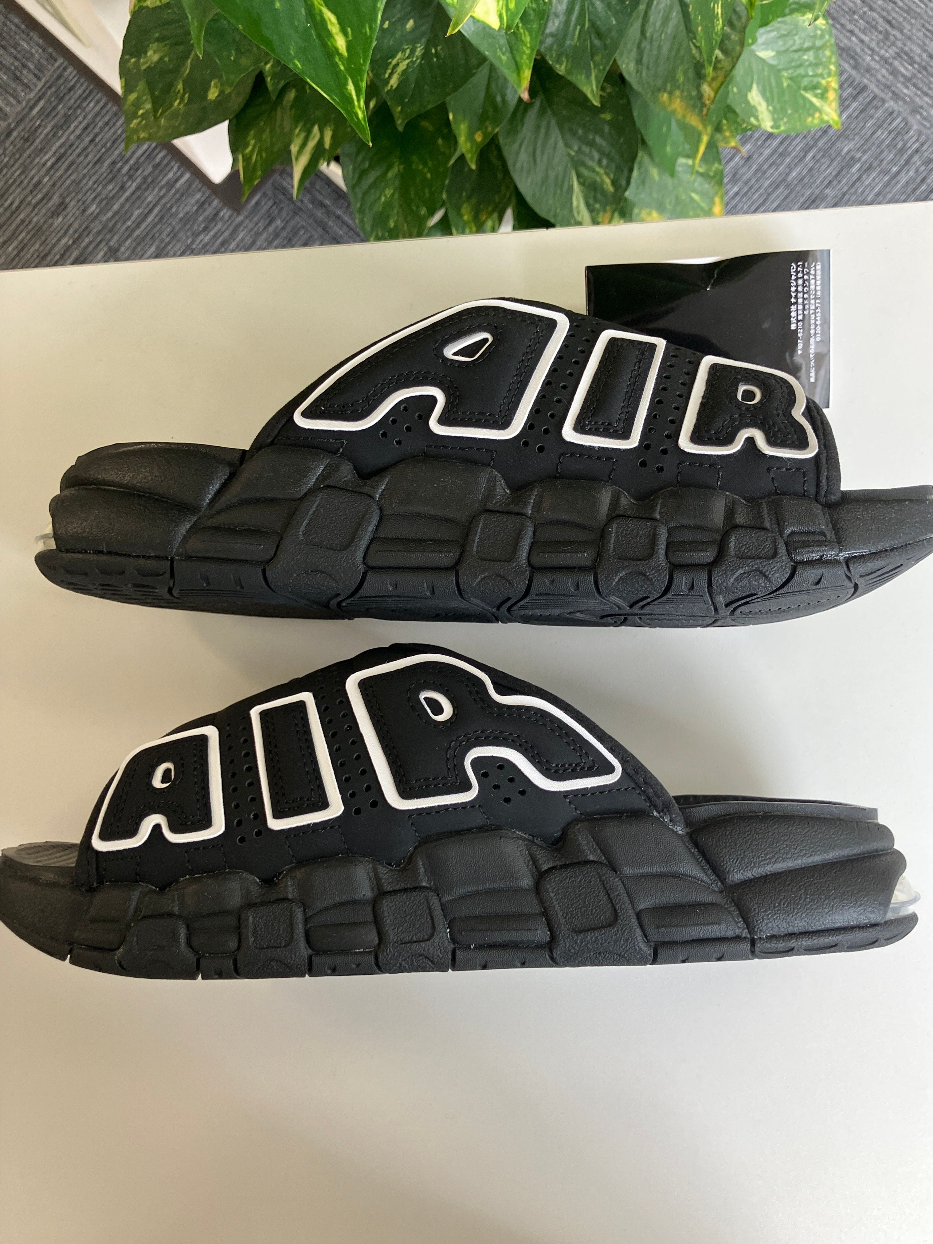 Nike Air More Uptempo Slide "Black" (DV2132-001/DV2137-001)
