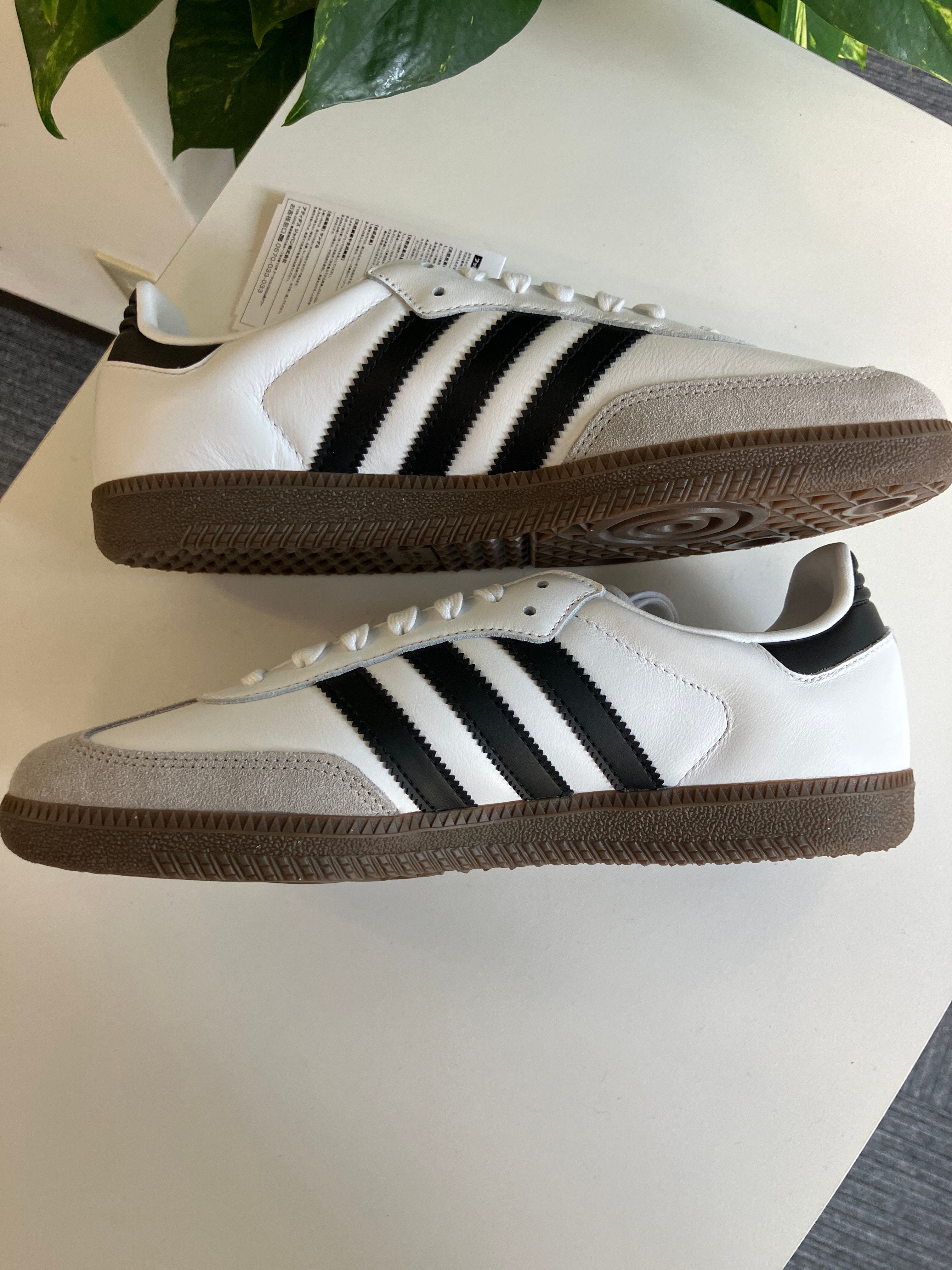 adidas Samba OG "Cloud White/Core Black/Clear Granite"