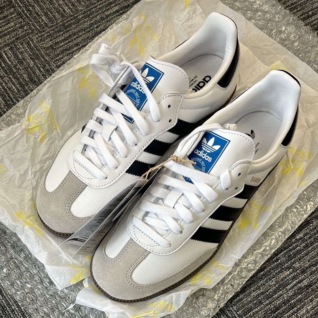 adidas Samba OG "Cloud White/Core Black/Clear Granite"