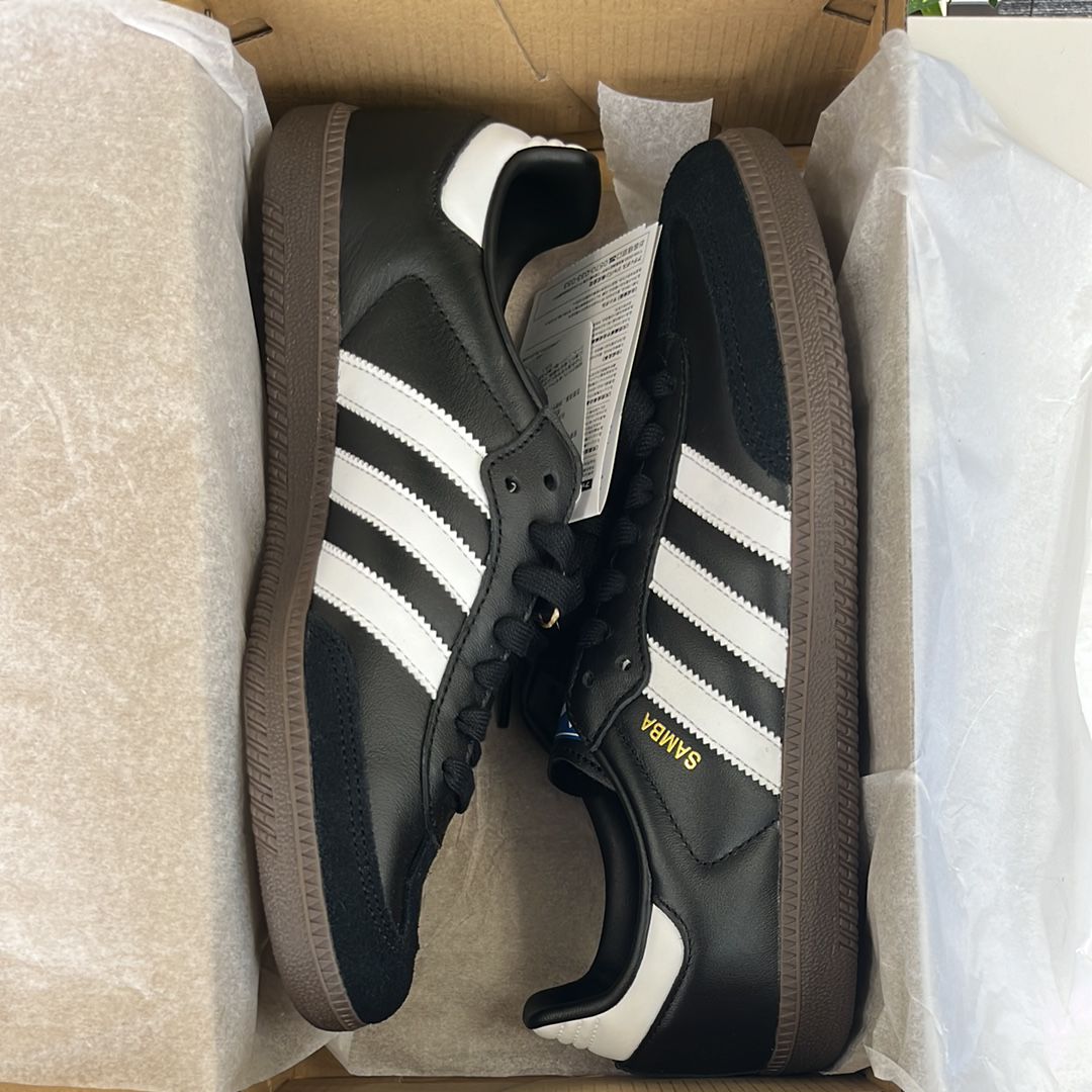 adidas Samba OG "Core Black/Cloud White/Gum"