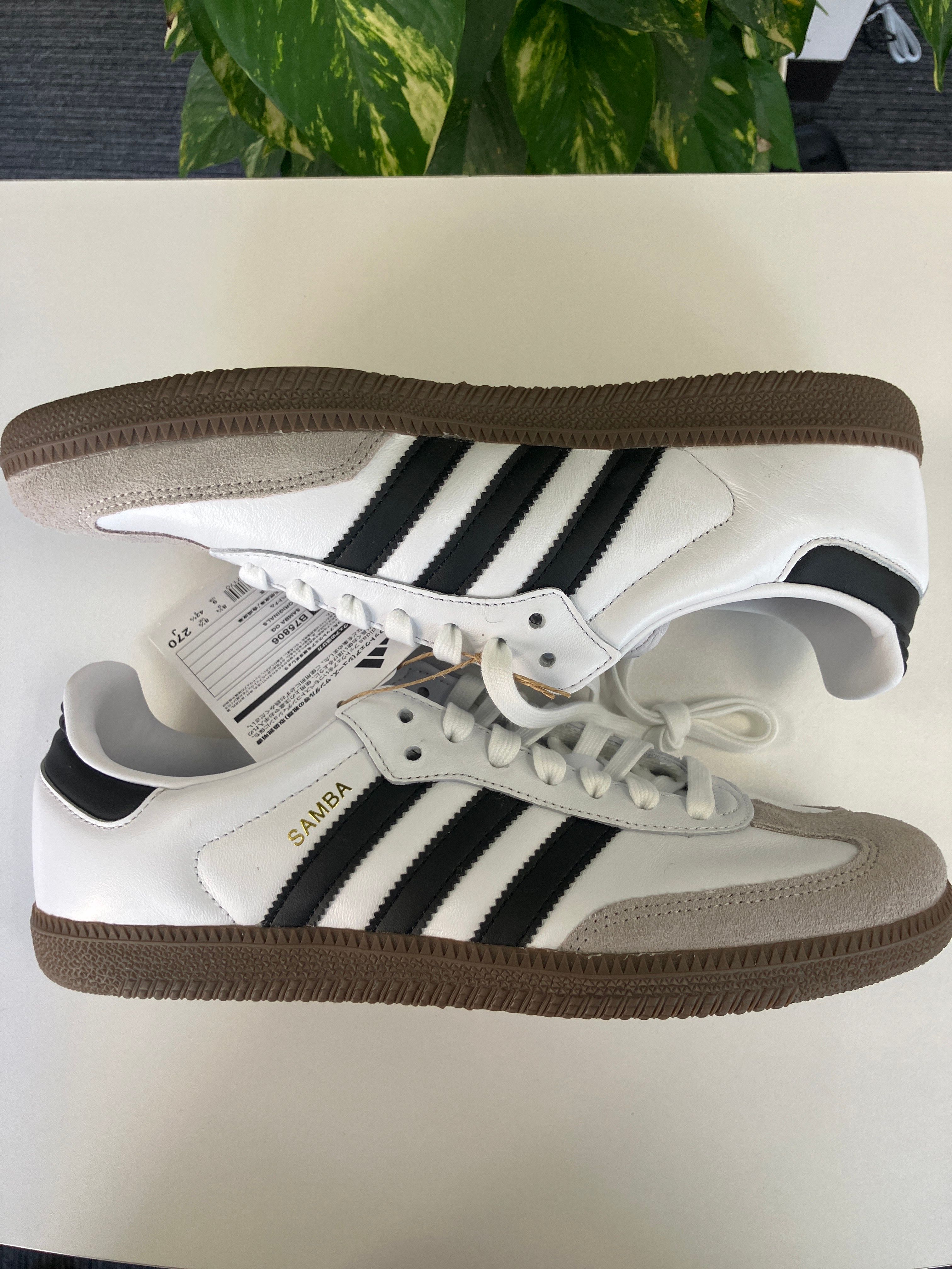 adidas Samba OG "Cloud White/Core Black/Clear Granite"