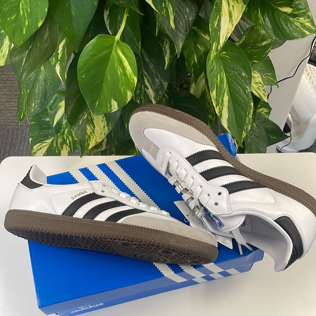 adidas Samba OG "Cloud White/Core Black/Clear Granite"