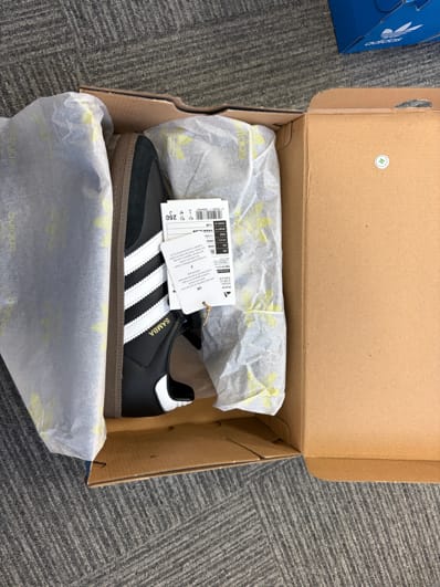 adidas Samba OG "Core Black/Cloud White/Gum"