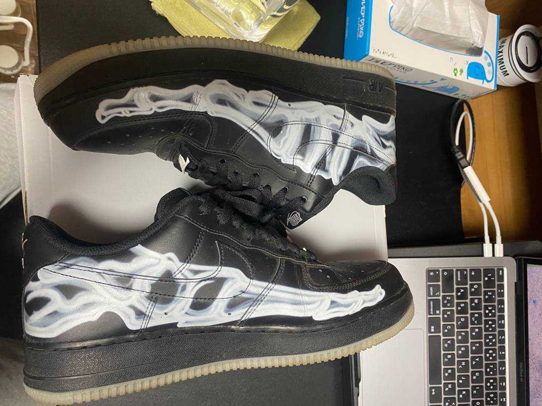 Nike Air Force 1 Low "Black Skeleton"