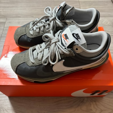 sacai × Nike Zoom Cortez "Iron Grey"