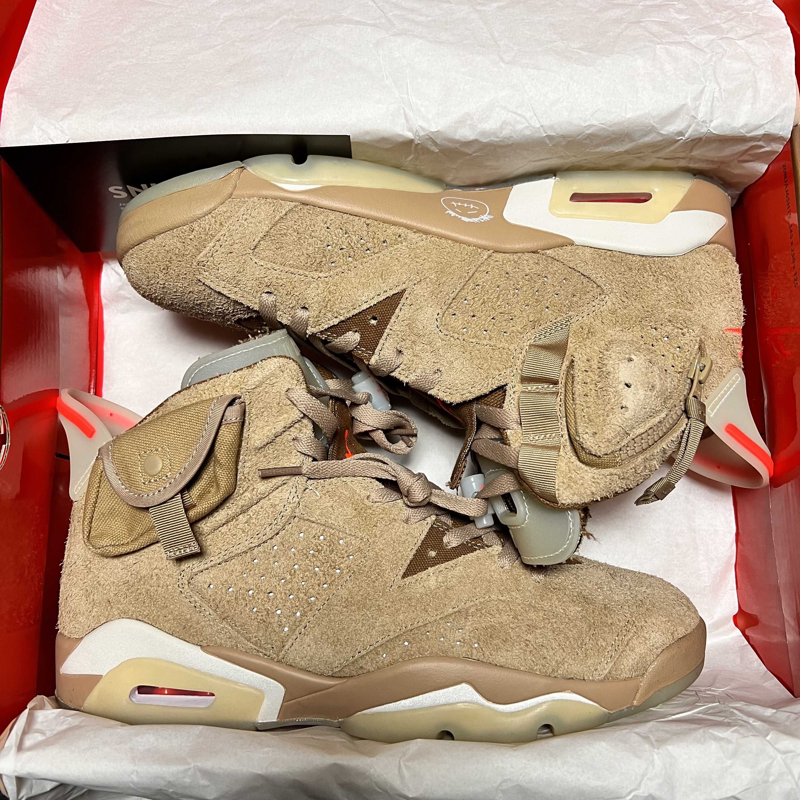 Travis Scott × Nike Air Jordan 6 "British Khaki"