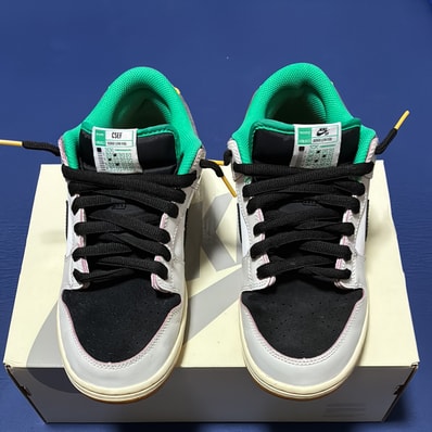 CSEF × Nike SB Dunk Low Pro QS "White and Black"