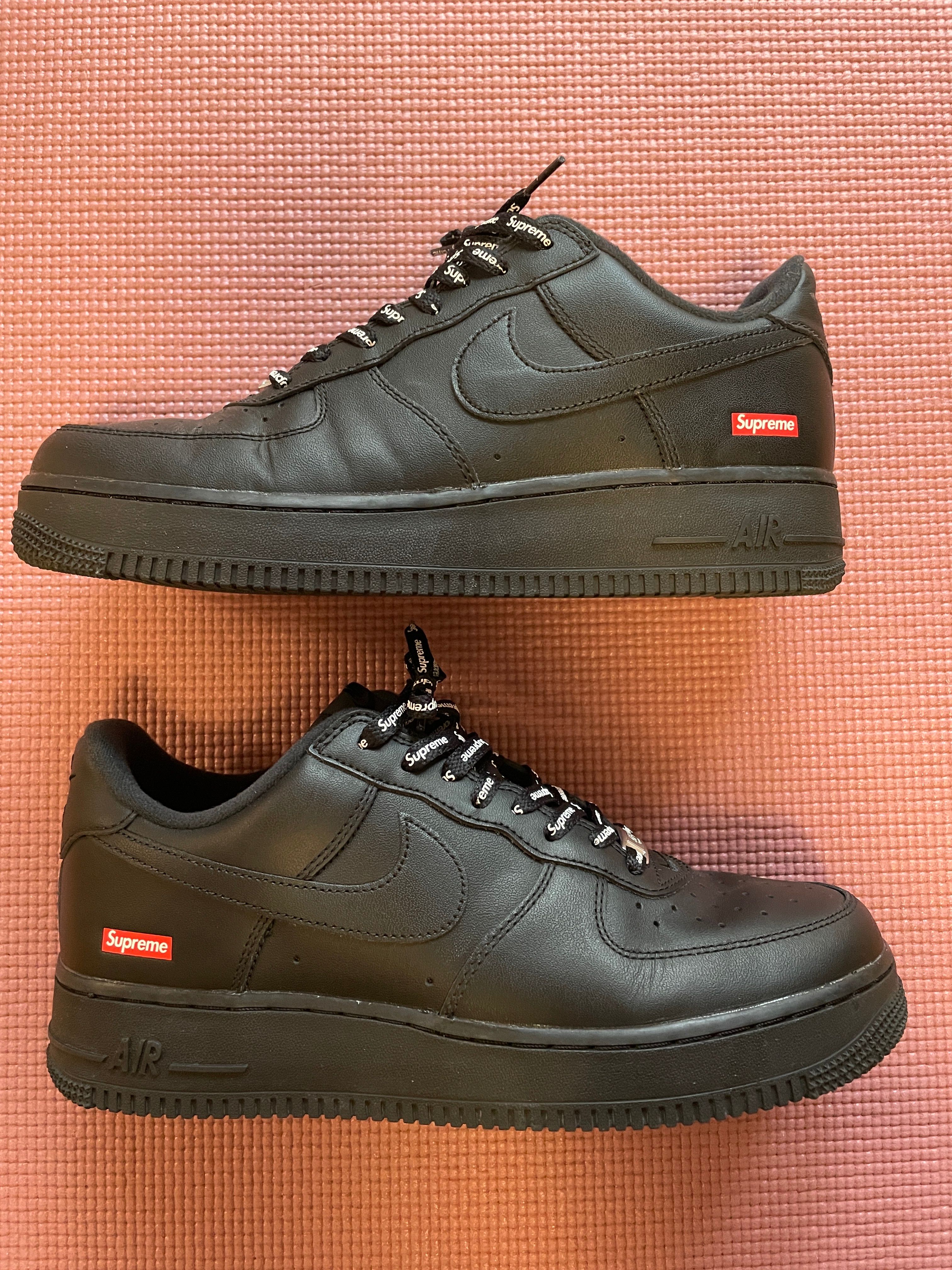 Supreme × Nike Air Force 1 Low "Black"