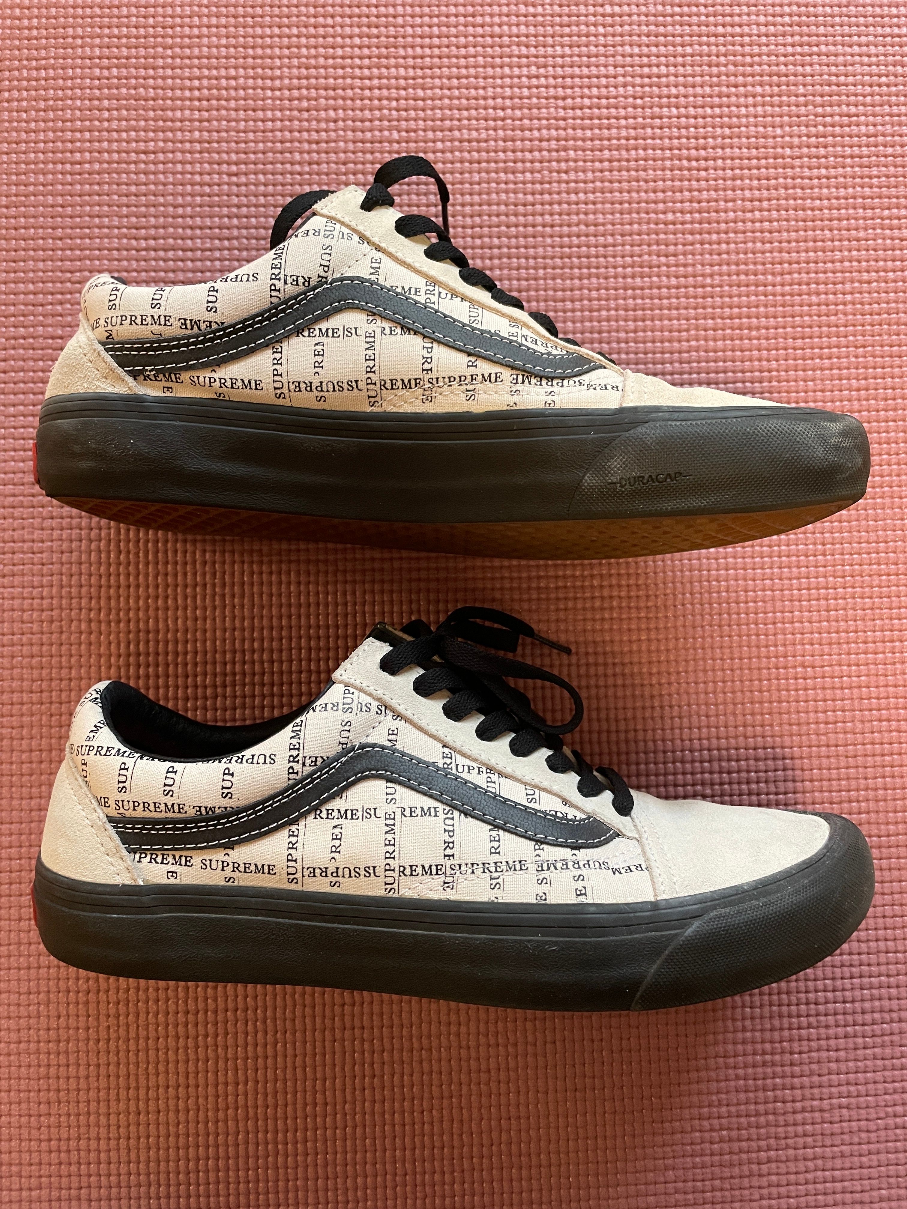 Supreme × Vans Old Skool "White"